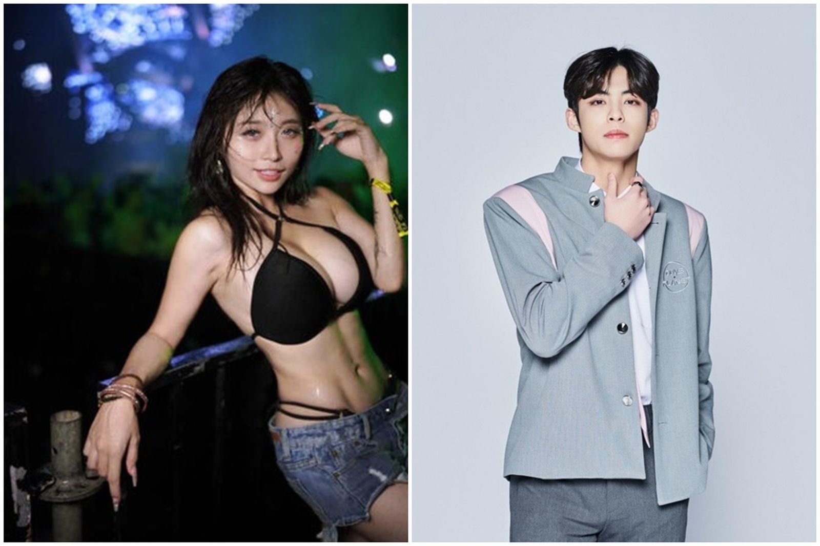 祈錦鈅離婚後,被爆出新歡是小8歲且曾經參加《原子少年》的陳任佑。 (翻攝自祈錦鈅臉書、Boys Planet))