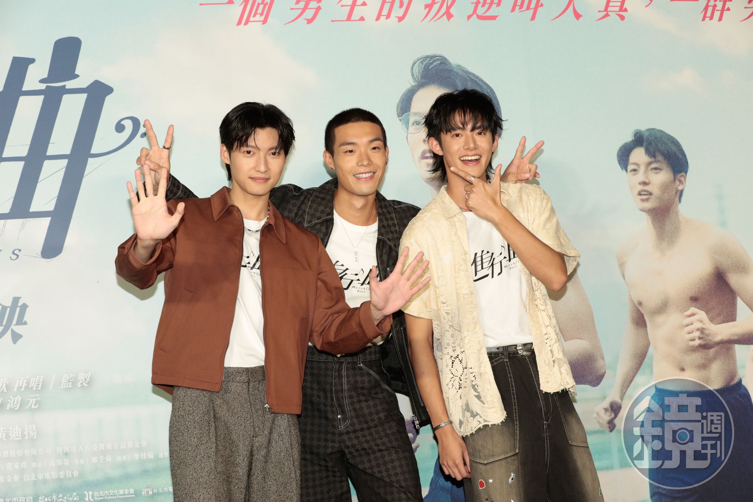 《進行曲》三鮮肉劉育仁、牧森、余杰恩有顏值有肌肉,站出來就像偶像劇男團出道。