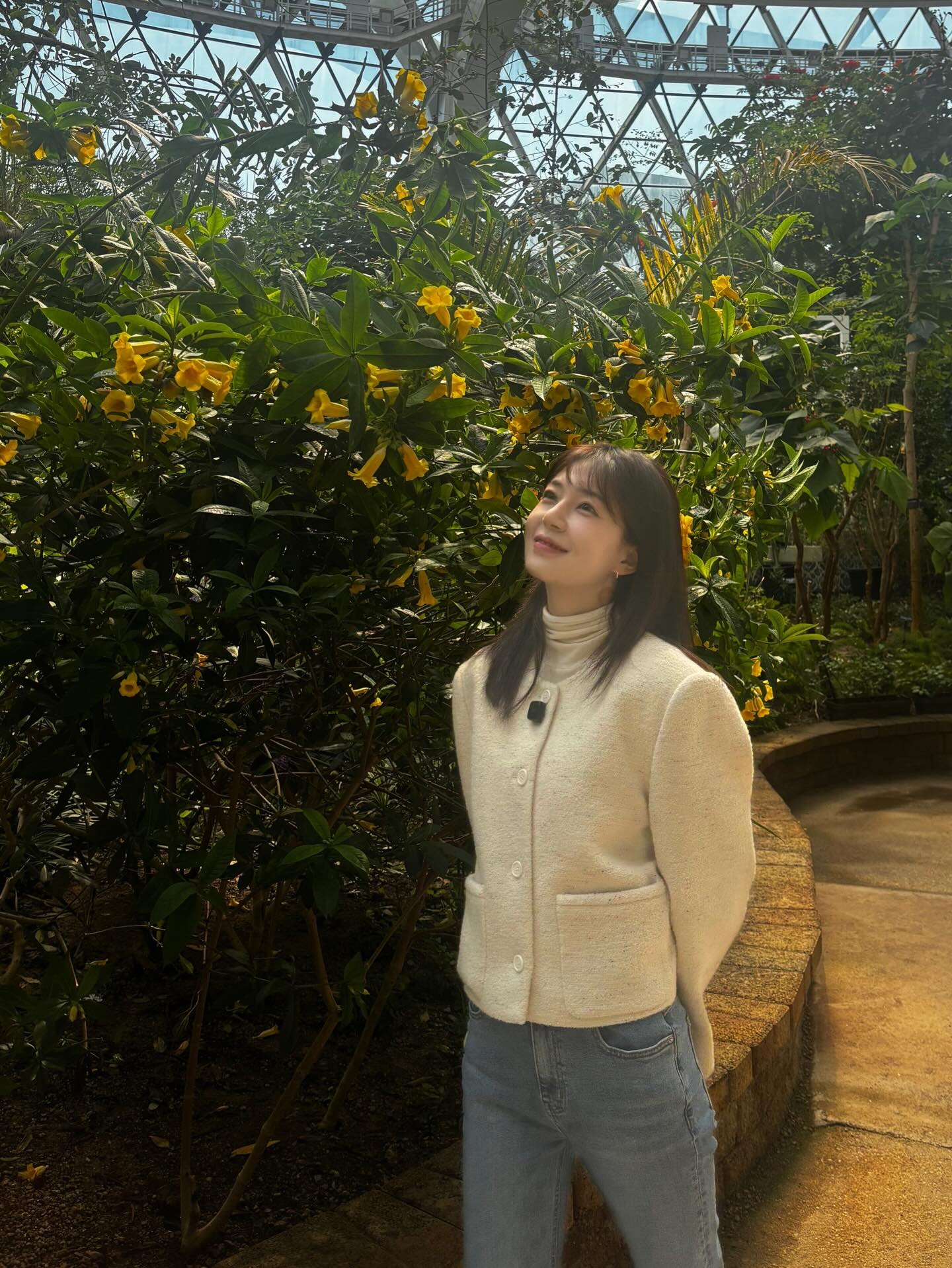 白珍熙待嫁女兒心的幸福神情都寫在臉上。（翻攝白珍熙IG）