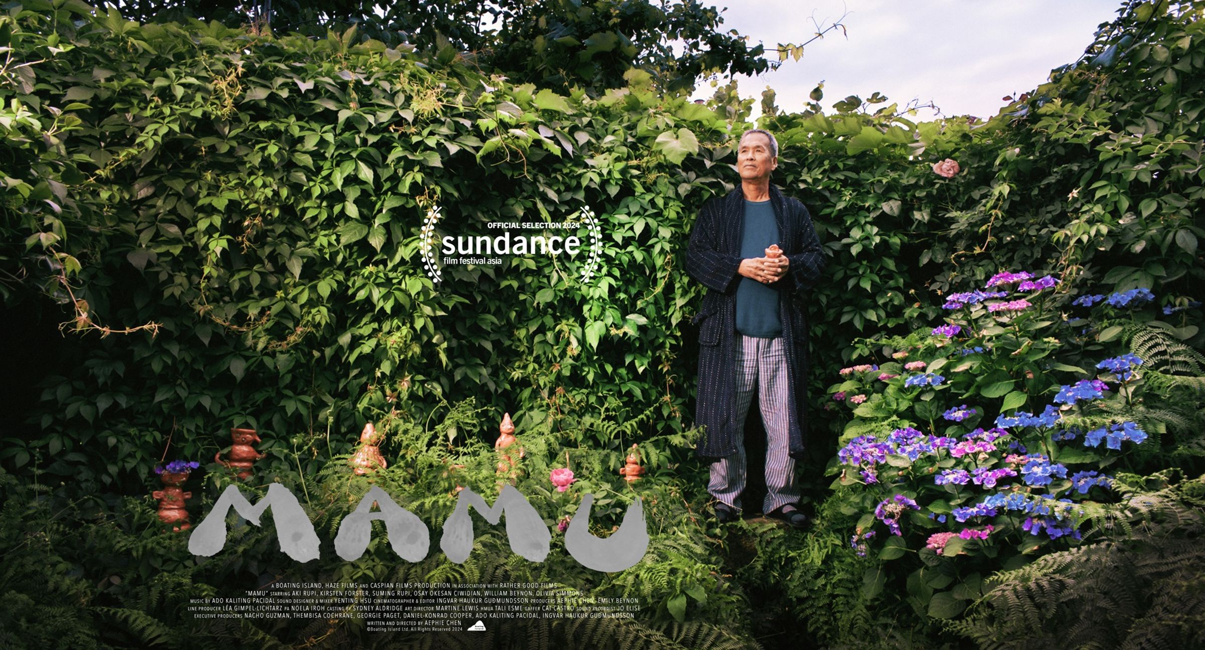 短片《馬慕》是舒米恩的爸爸亞基魯碧的演技處女作。(MAMU劇組提供)