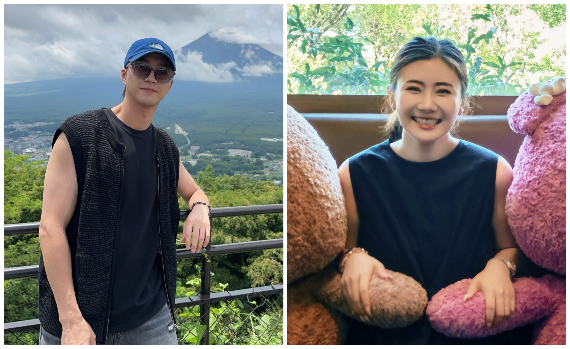 江宏傑（左圖）和福原愛（右圖）已離婚4年。（翻攝江宏傑臉書、福原愛微博）