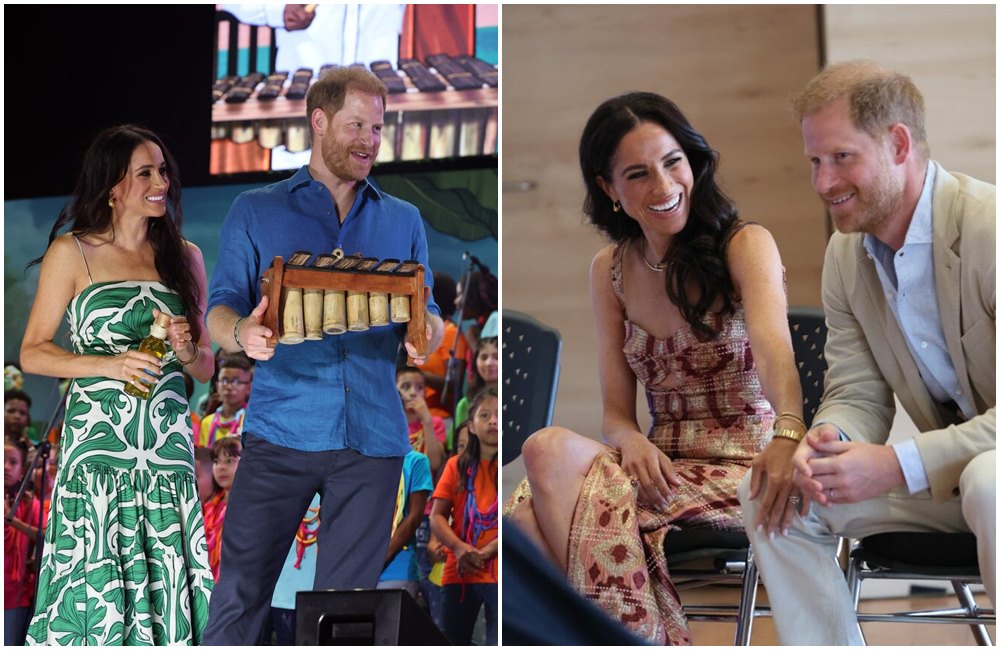 哈利王子與梅根相當融入哥倫比亞。（翻攝sussex.com）