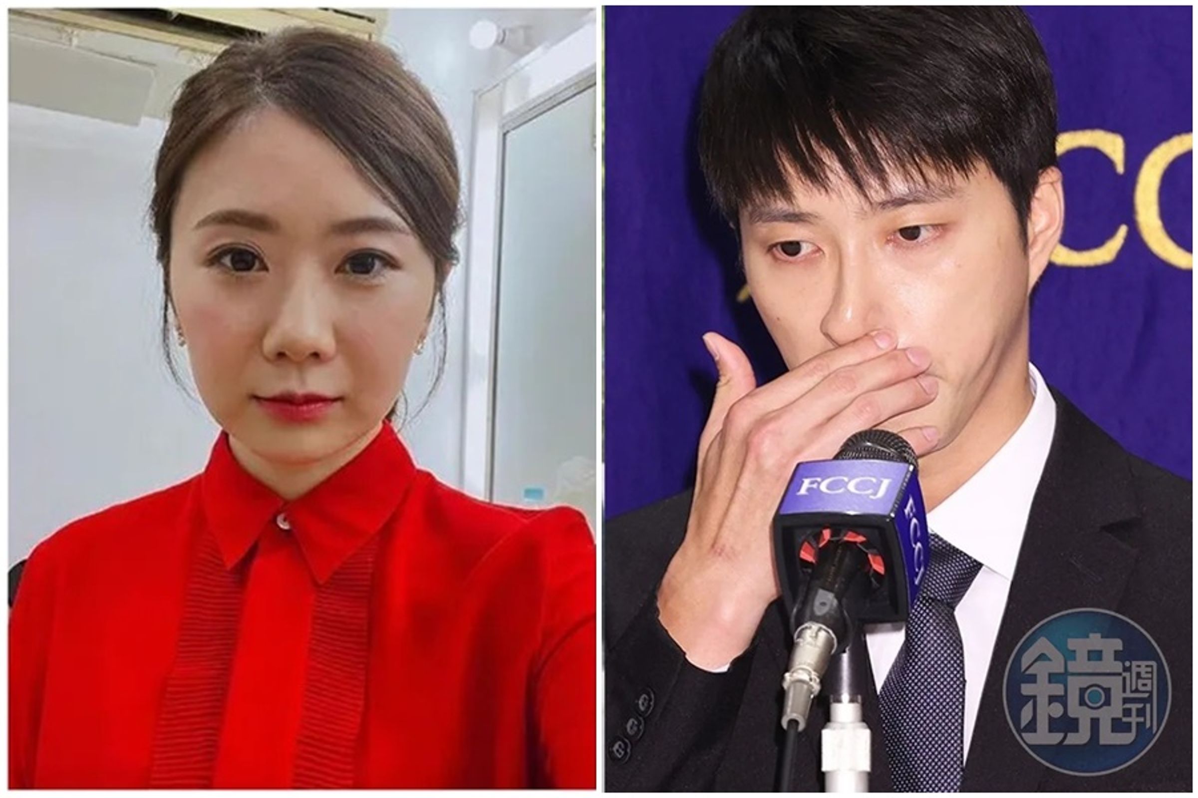 台日桌球金童玉女江宏傑、福原愛,跨國官司至今未平息。(左圖翻攝自福原愛微博,右圖翻攝自日本外國特派員協會FCCJ channel)