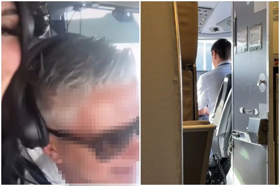 美國一名資深空服員蜜絲特（Cierra Mistt）日前爆料，傳聞「高空性愛俱樂部」（Mile High Club）是真的。（翻攝自抖音）