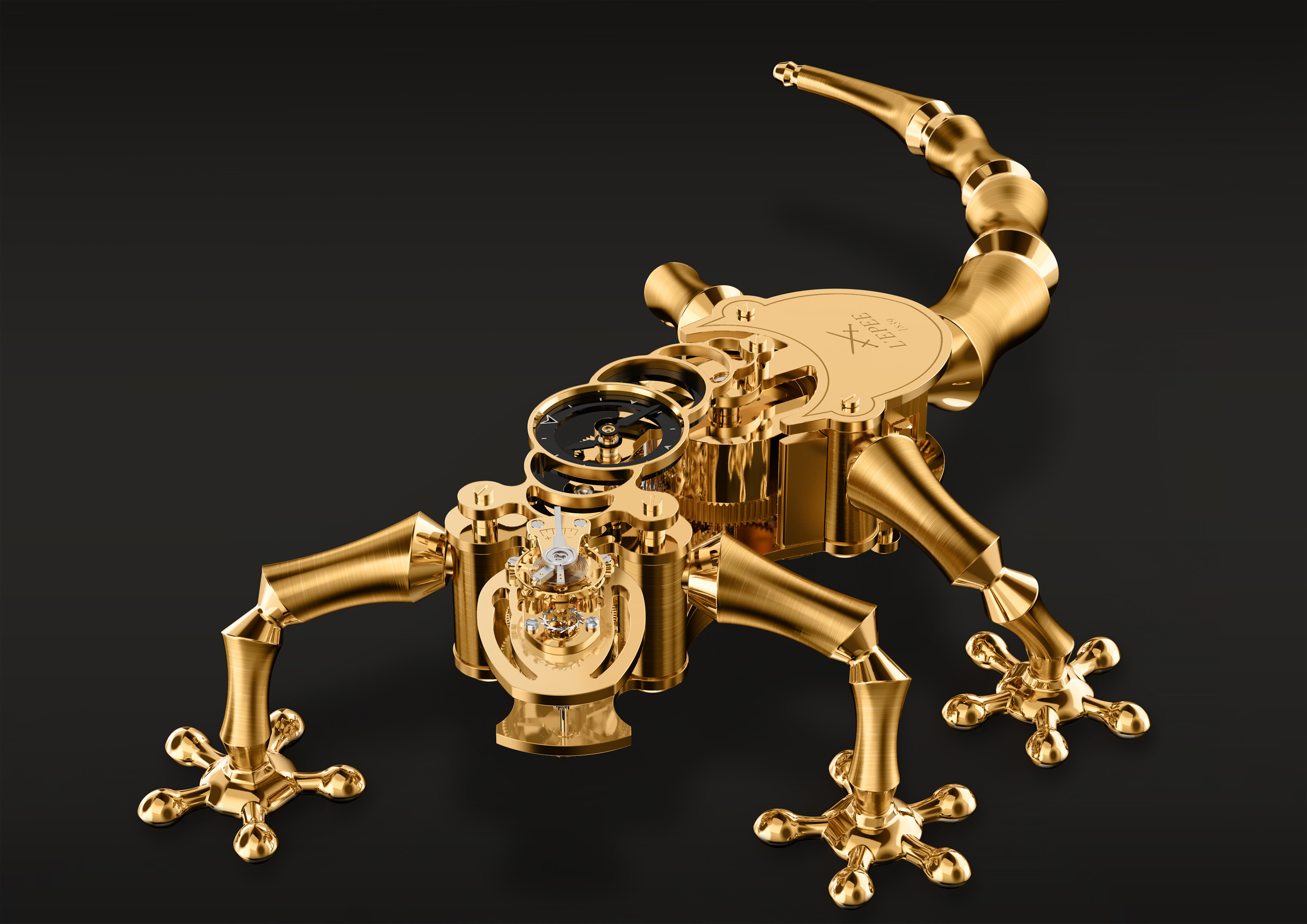 The Gekko座鐘，限量99只，定價NT$845,000。