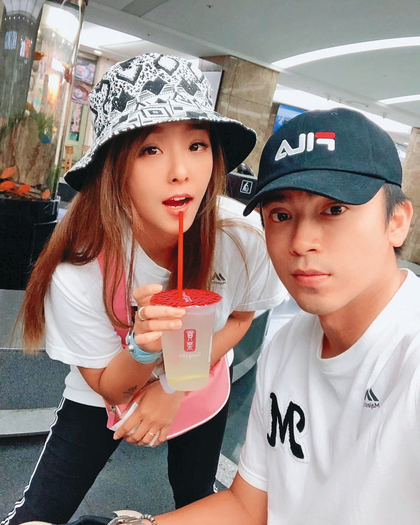 阿翔(右)和林匯喬(左)婚姻至今維繫得還算恩愛。(翻攝自林匯喬IG)