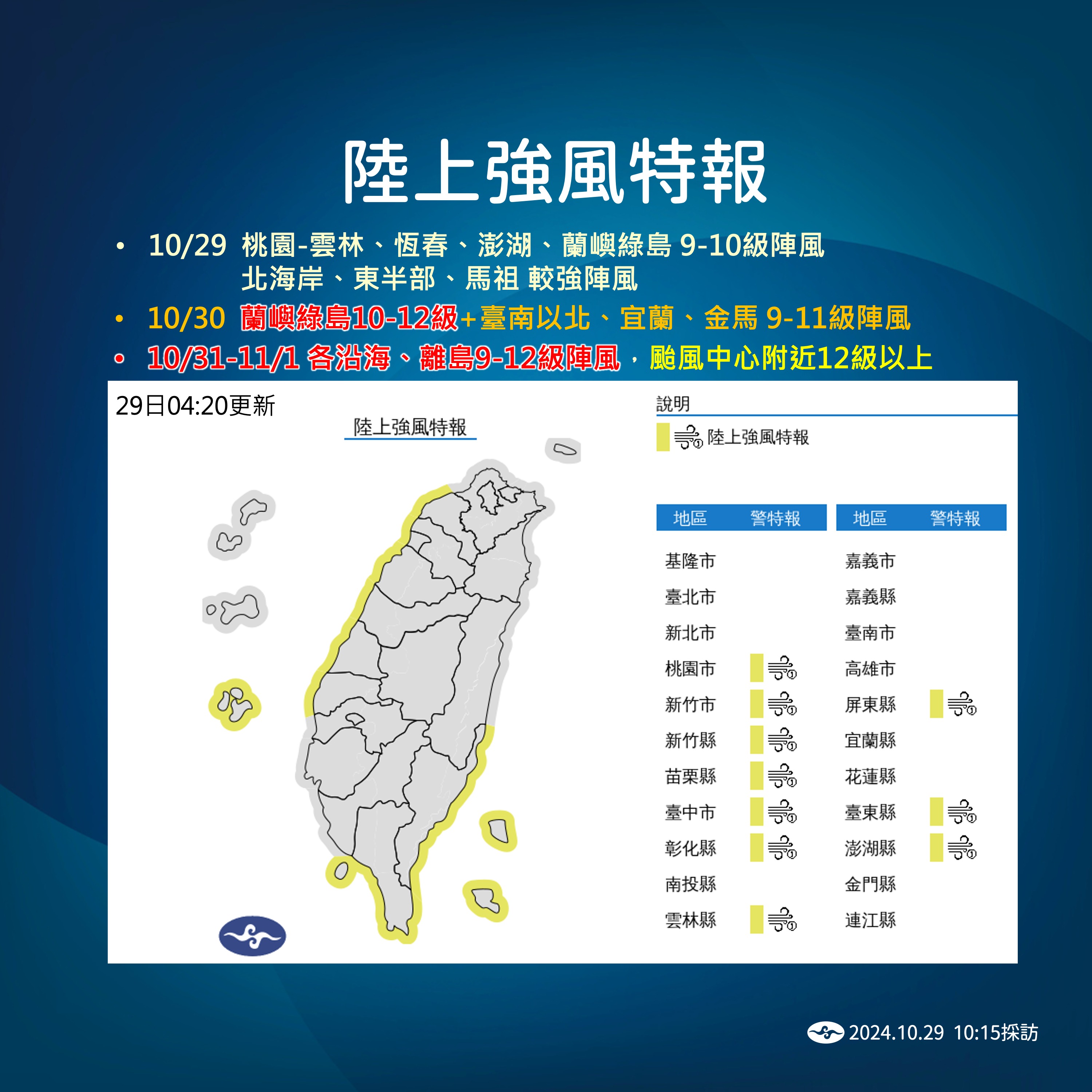 中央氣象署說明颱風相關資訊。(中央氣象署提供)