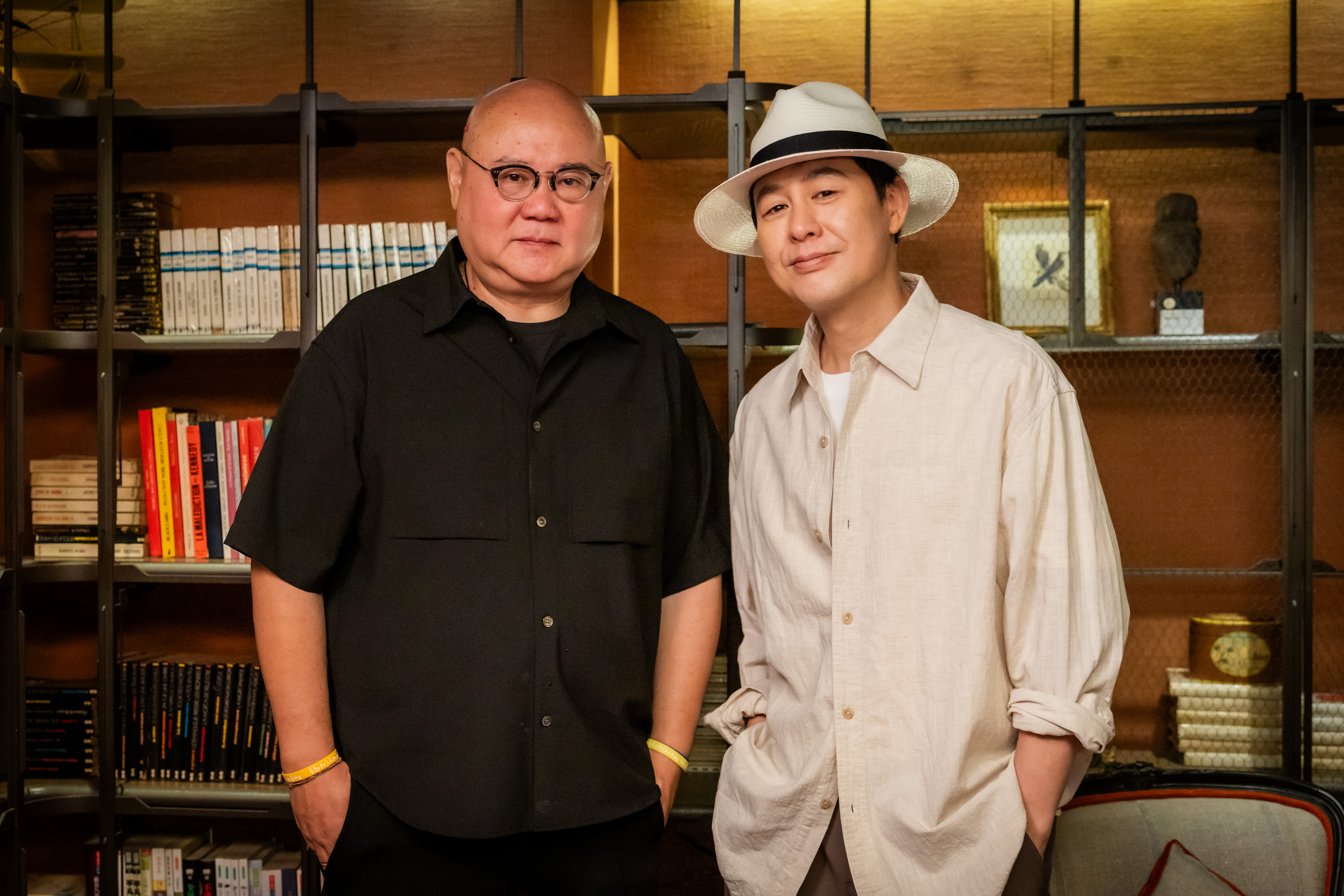 《日掛中天》導演蔡尚君大讚張頌文演技精湛，一個即興的走位調動為電影增色不少。（兩岸電影展提供）