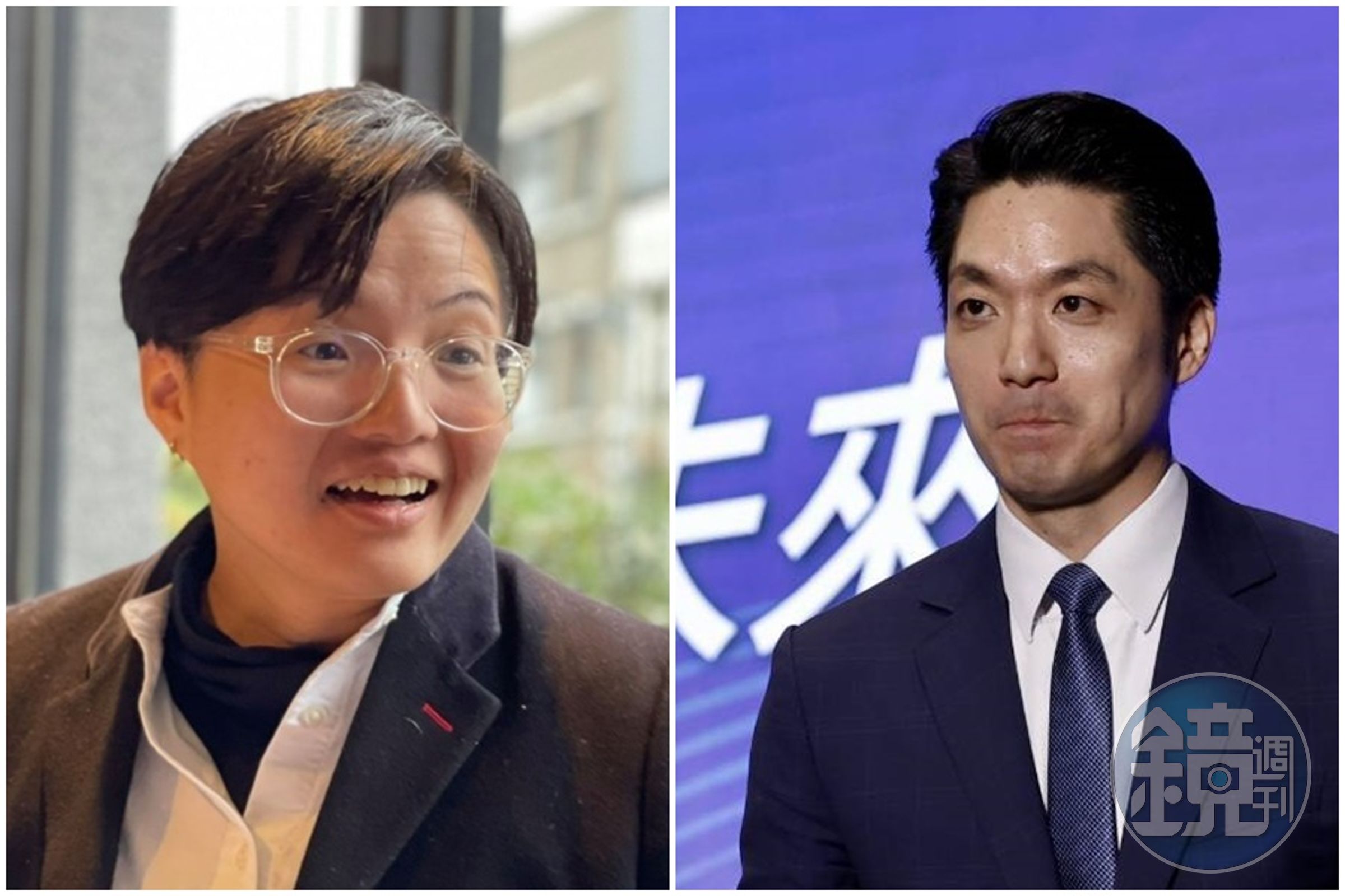 吳靜怡因被員警跟蹤怒嗆蔣萬安,北市府副發言人李政軒護主反擊。(翻攝自吳靜怡臉書,本刊資料照)