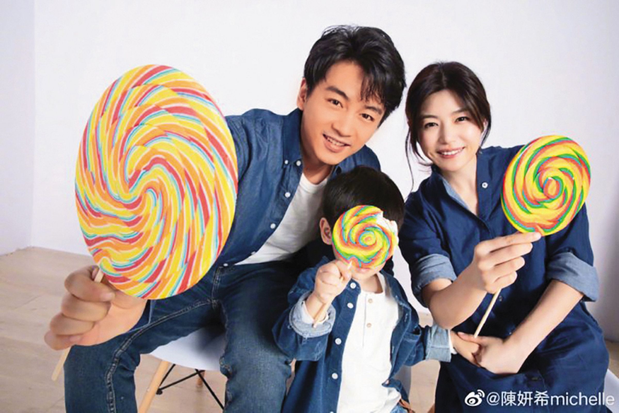 陳曉、陳妍希結婚近8年聚少離多，今年2月離婚。（陳妍希微博）