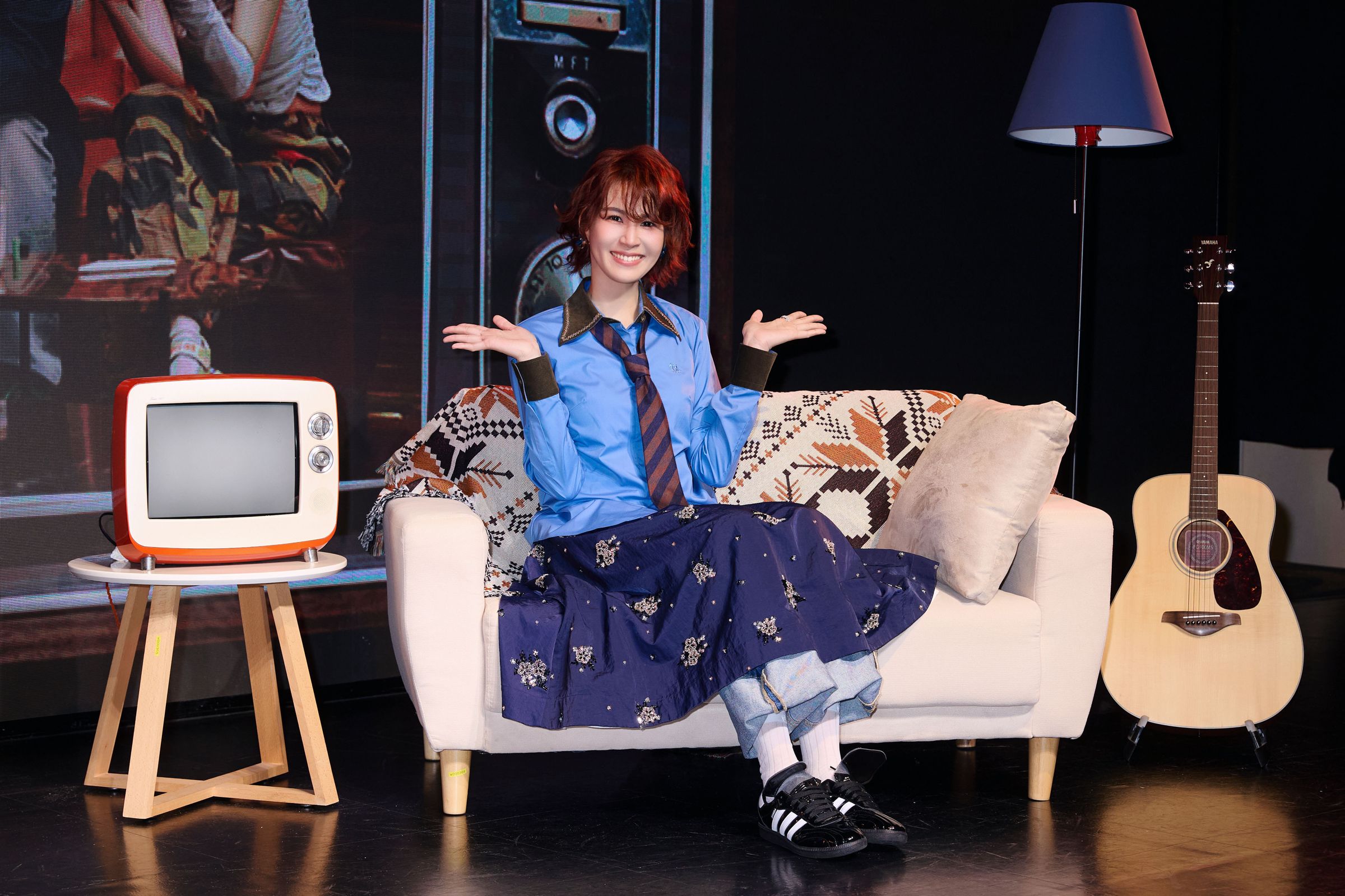曾沛慈推出新專輯《下週同樣時間》，演藝圈好友錄製VCR祝賀。（華研國際提供）