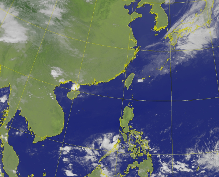 氣象專家林得恩表示，菲律賓外海的熱帶擾動99W，後續有機會再發展熱帶性低氣壓，甚至可能成為今年的第1號颱風。（翻攝自中央氣象署官網）