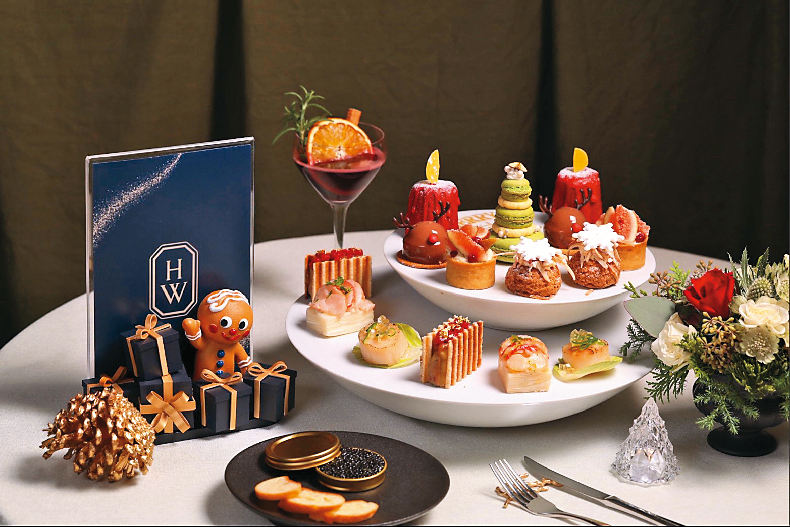 Harry Winston Winter Wonderland冬日夢幻饗宴下午茶。雙人套組 NT$2,580