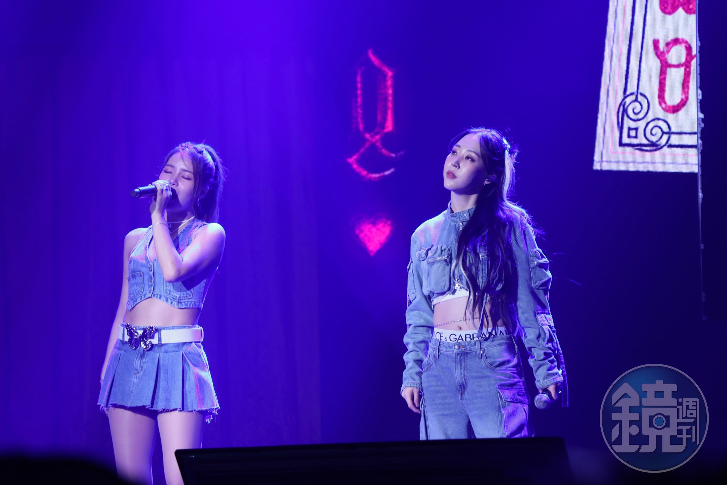 MAMAMOO+頌樂與玟星帶來多首精彩歌曲,粉絲尖叫喊到燒聲。(讀者提供)