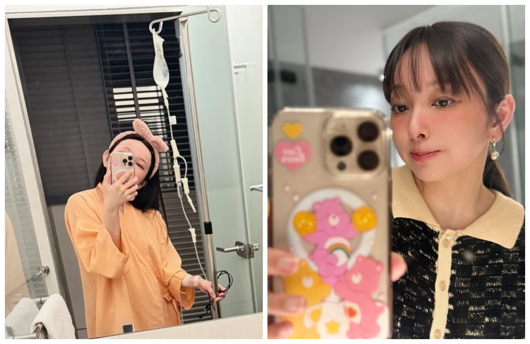 愛紗透露開刀,摘掉12公分子宮肌瘤。(翻攝愛紗IG)