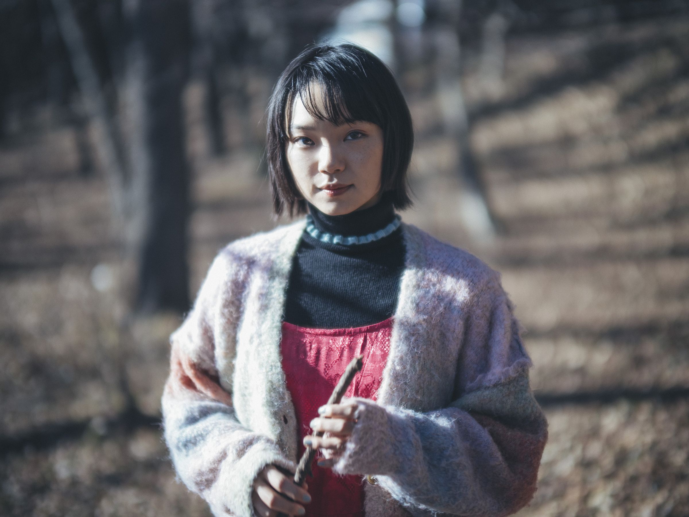 黑澤清認為，演員古川琴音的眼神有種令人捉摸不定的神祕感。（天馬行空提供）