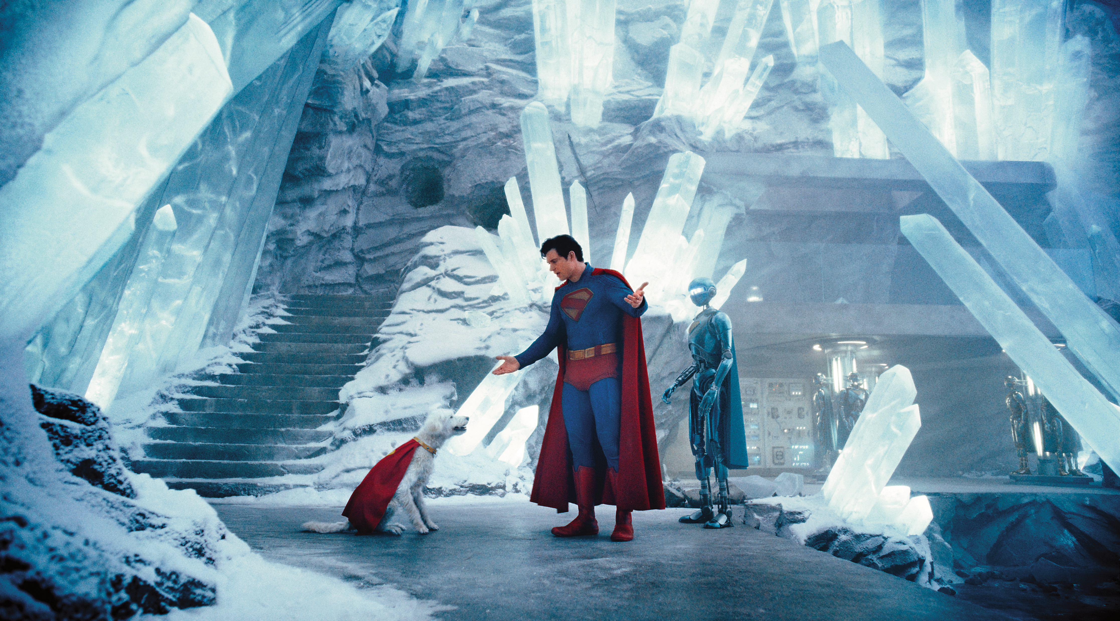 華納兄弟影業旗下的DC工作室重啟《超人》電影，由大衛科倫斯韋擔綱超人一角。（華納兄弟提供）