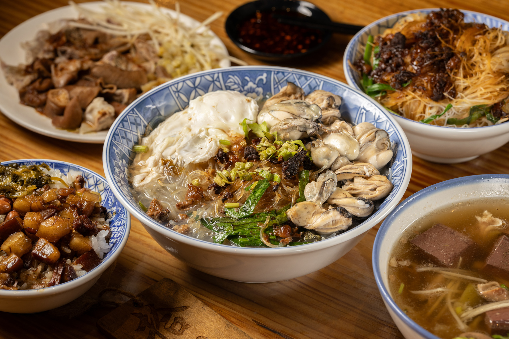 「阿蓮米粉湯」的每一道料理，都嘗得到用心烹煮的獨門滋味。