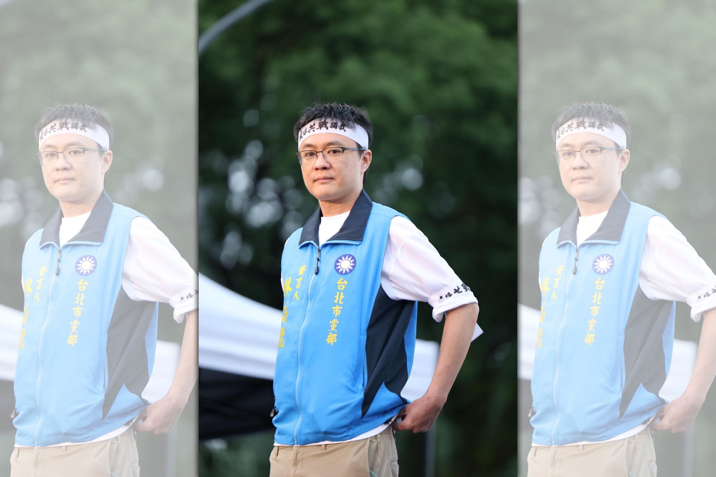 林岳龍涉共諜案,被諭令10萬元交保,並限制出境出海。(翻攝自臉書@林岳龍)