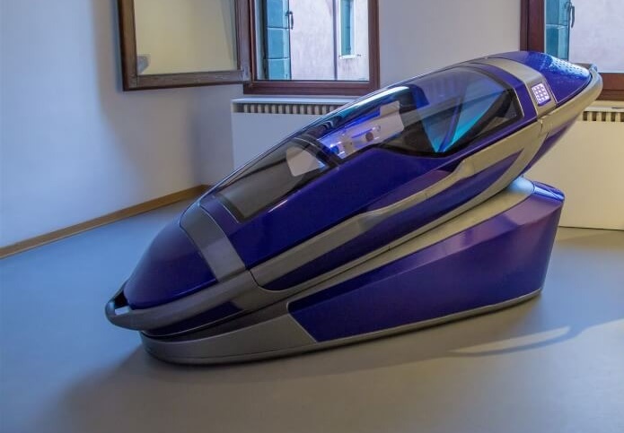 瑞士「安樂死膠囊座艙」近來首度使用，卻引發爭議。（翻攝自Sarco膠囊艙網頁exitinternational.net）