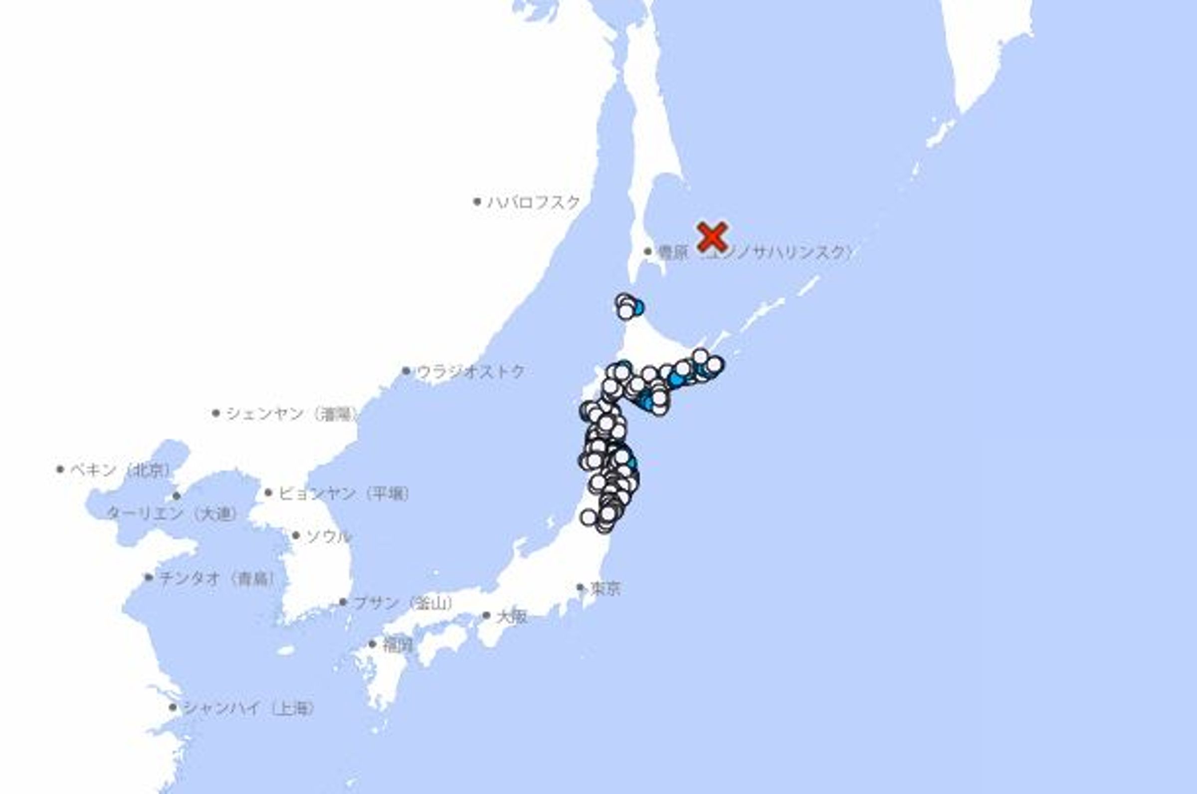 日本外海近期強震不斷，氣象廳示警注意巨大地震。（翻攝日本氣象廳官網）