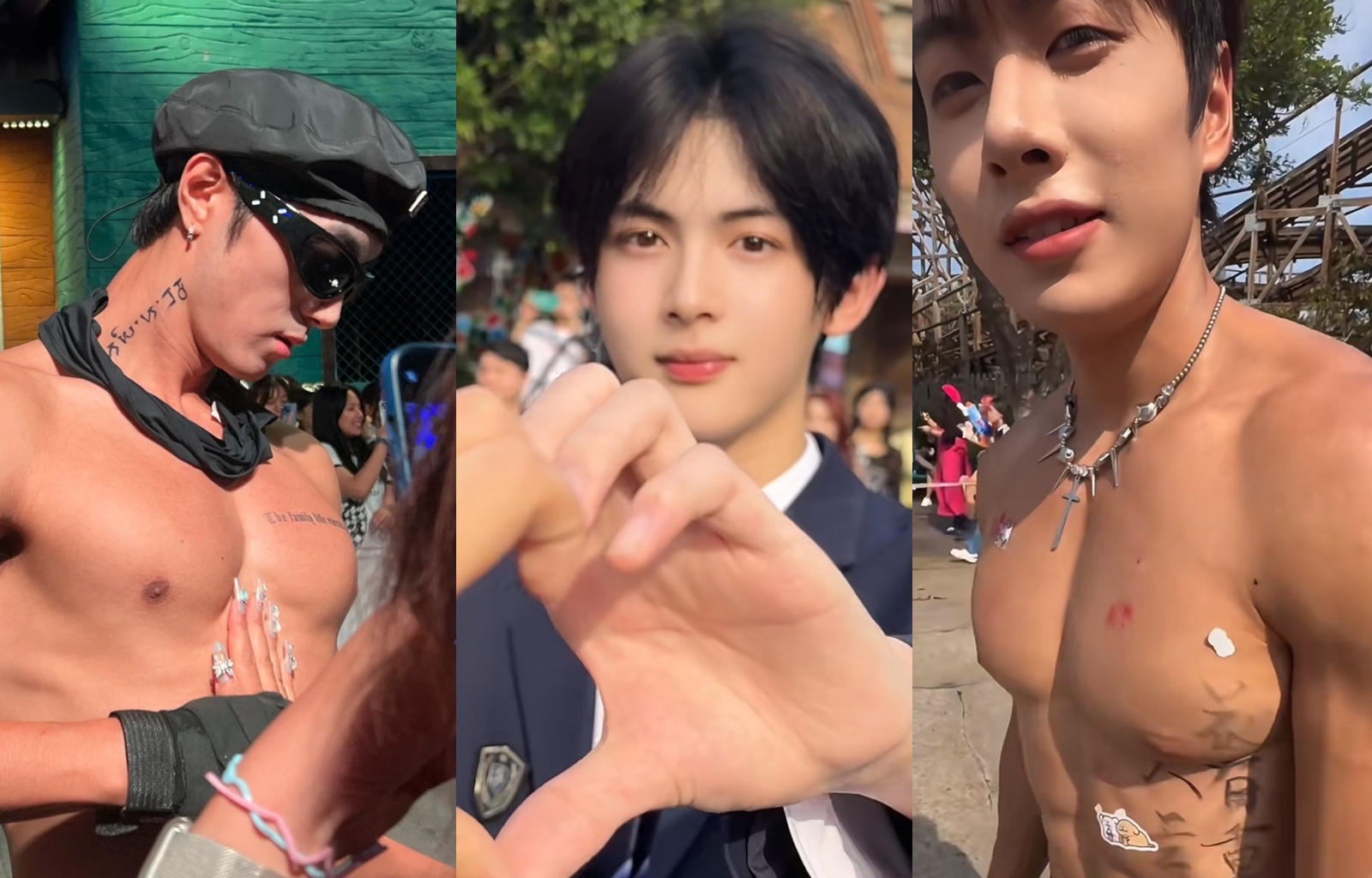 過去歡樂谷集團就曾在天津、深圳等地的園區公開徵求顏值擔當，男女皆可。（翻攝小紅書）