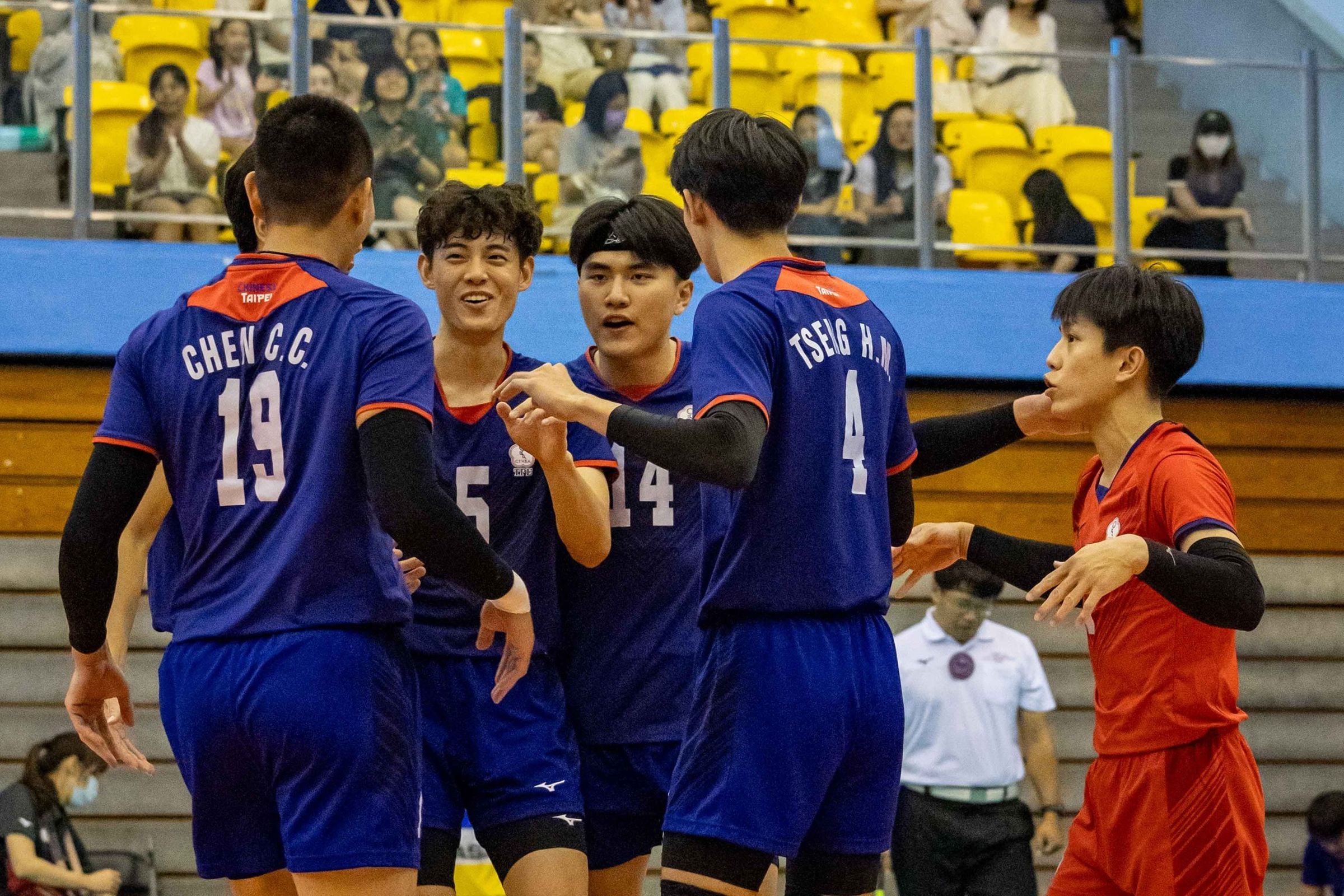 亞洲U20男排錦標賽台灣因中國施壓,被拔主辦權。圖為2023年亞洲男子排球挑戰盃。(翻攝自中華民國排球協會 CTVBA臉書)