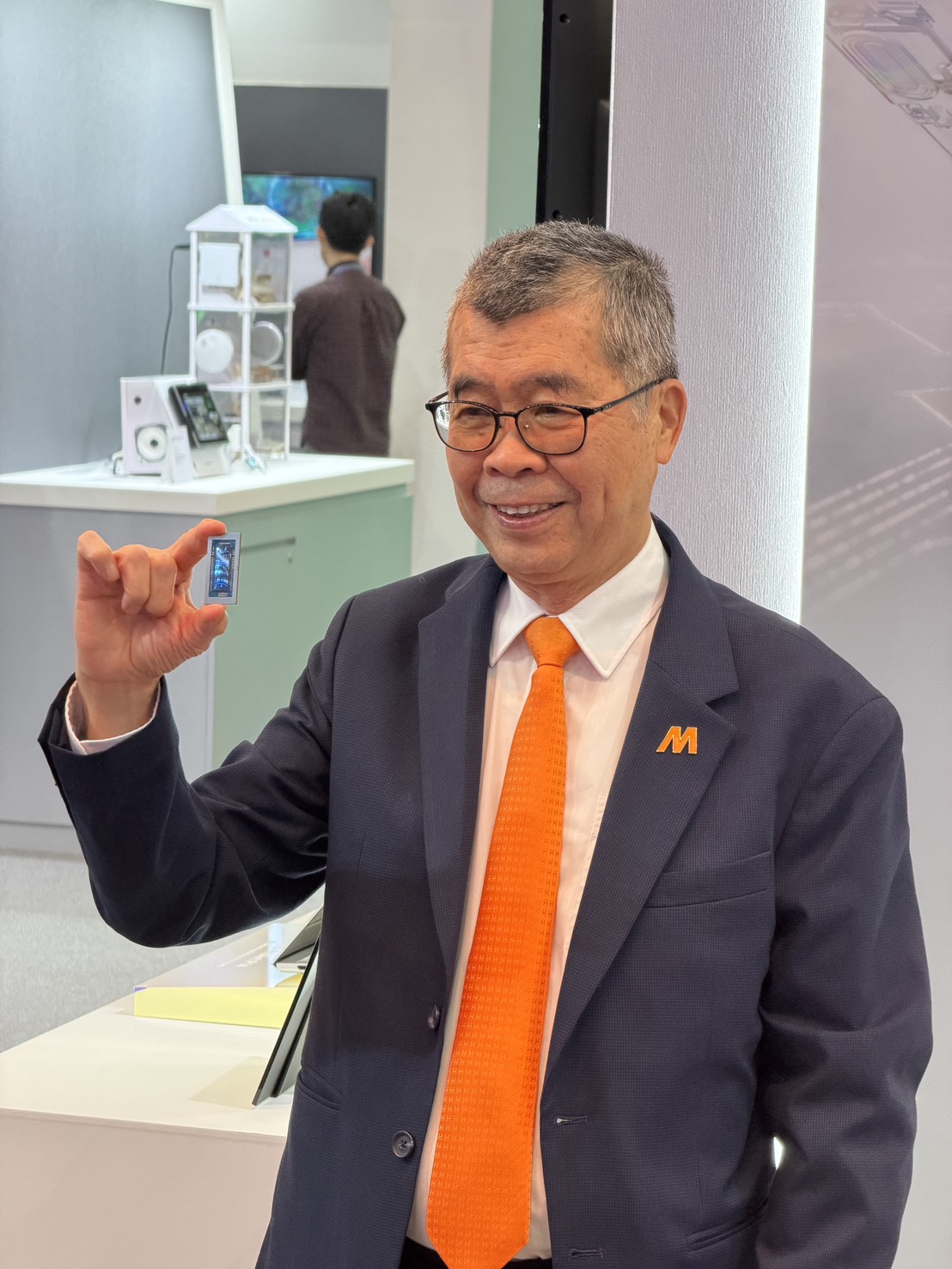 蔡明介台北國際電腦展開展第一天出現在聯發科攤位