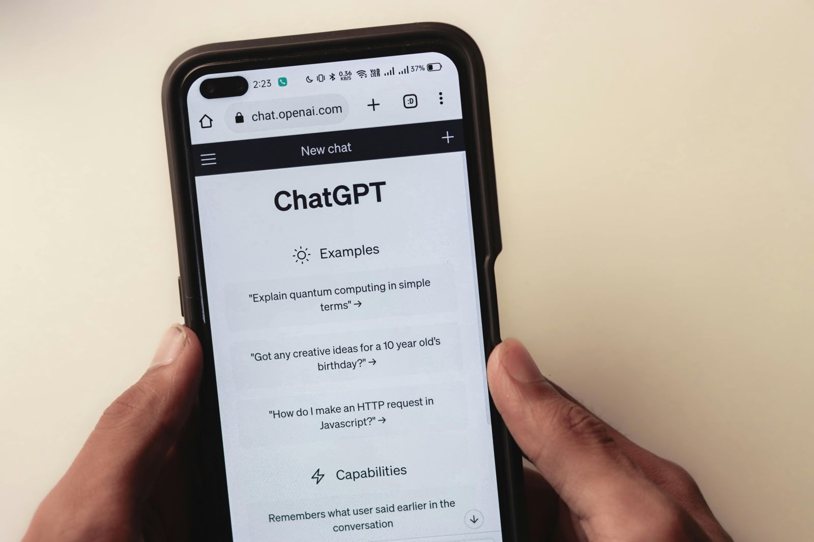 AI聊天機器人程式ChatGPT在台灣時間12日上午7時30分許發生當機,截至發稿未修復。(取自Pexels)