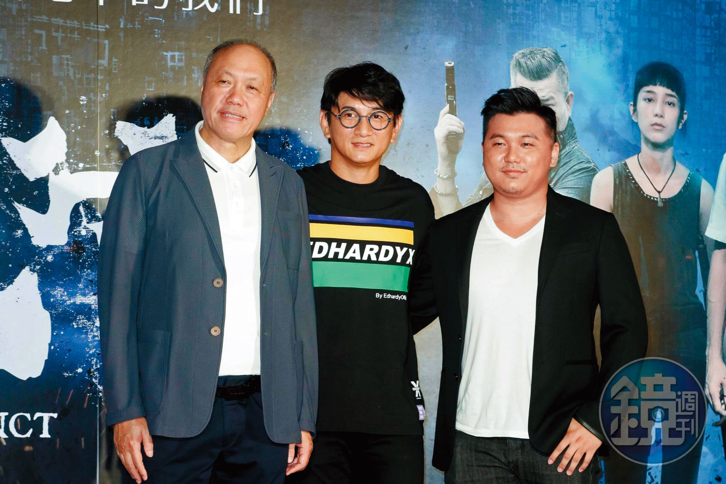 綜藝名製作人王鈞(左)的兒子王鼎霖(右)影視作品票房有過千萬之譜。(攝影組)
