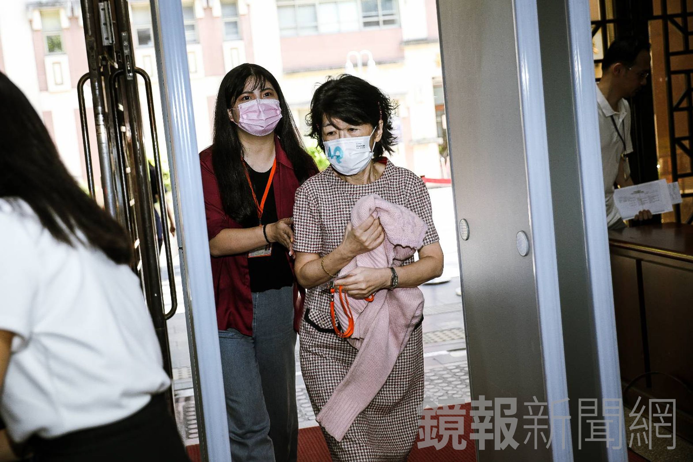 陳佩琪日前於法庭旁聽,一度暴走。(鏡報鄒保祥攝)