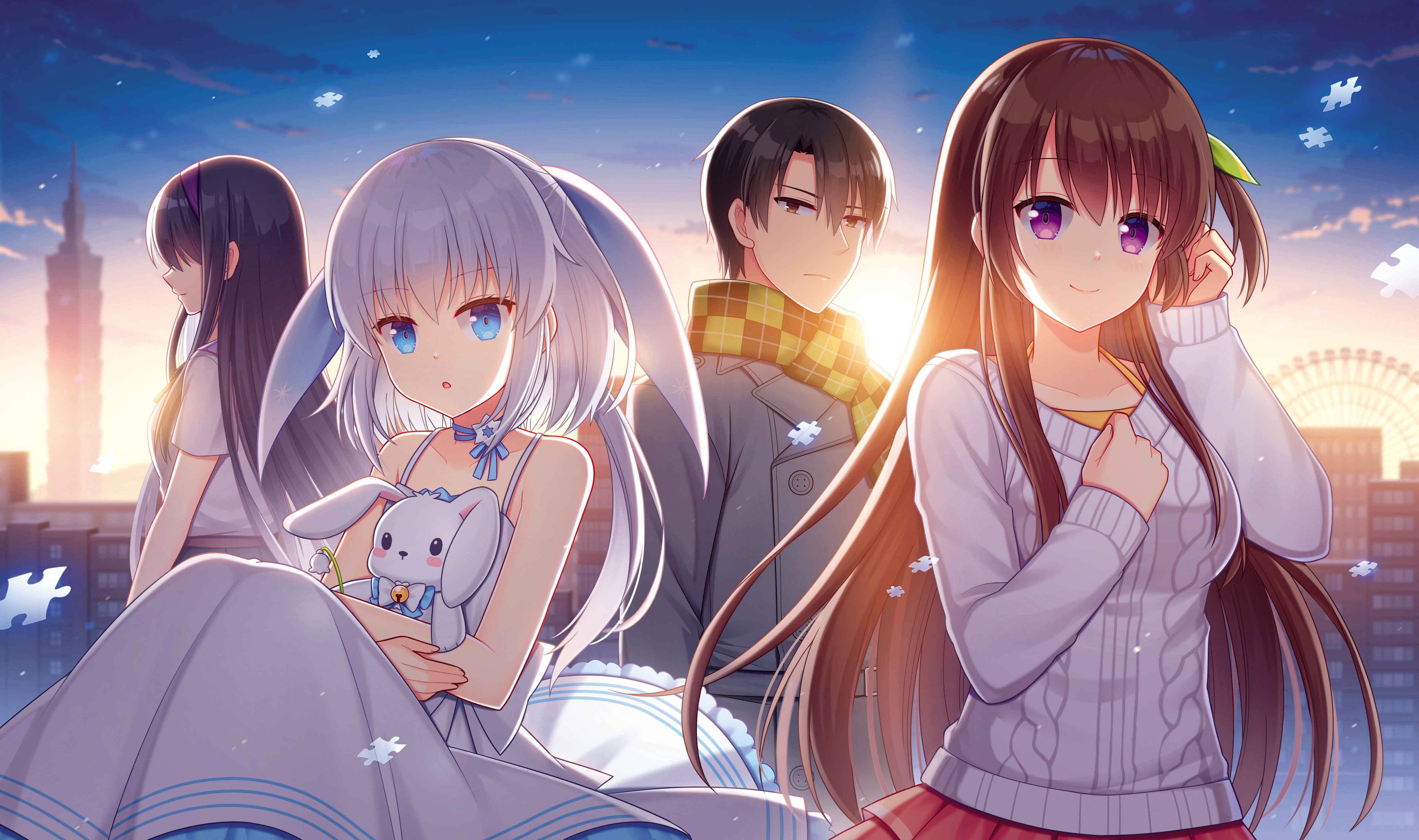 日津樹伶及嘯月共同開發《花落冬陽》（圖），以豐富的多重結局獲高評價。（觀象草圖提供）