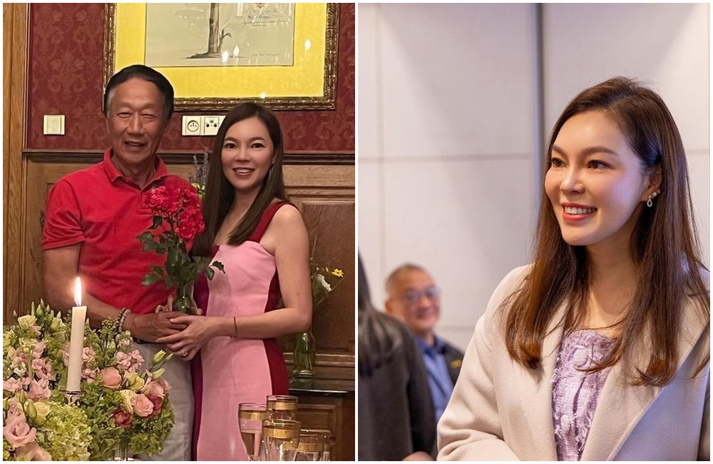 曾馨瑩現身台康生技藥品發表會，氣色看起來很好。（右圖，翻攝曾馨瑩IG）