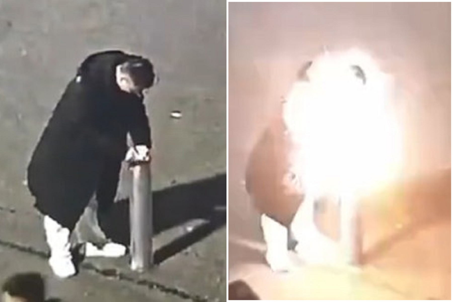 驚悚慎入！男酒後點煙火助興「砲口對準自己」，被爆頭炸裂慘死。（翻自《香港01》）