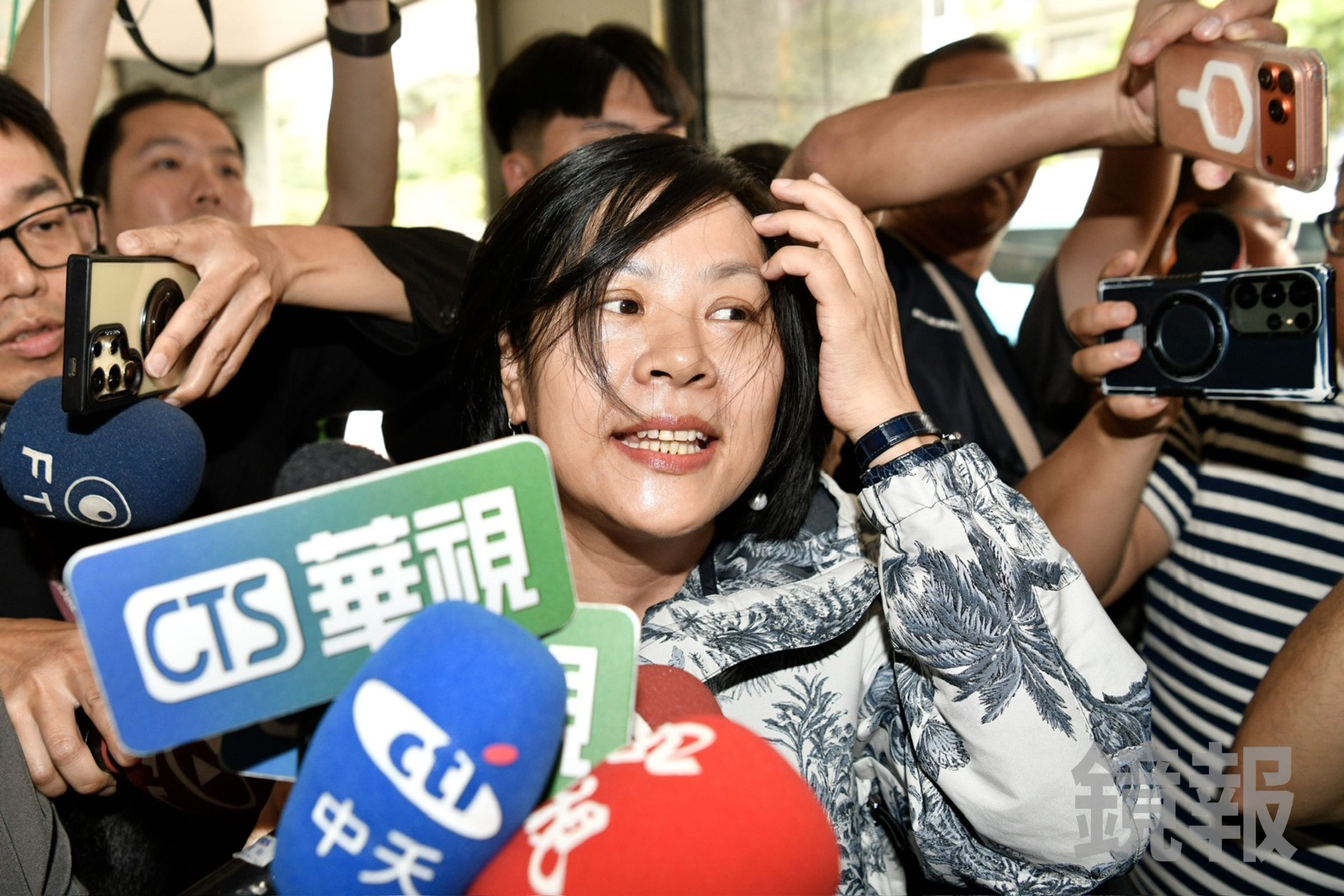 李貞秀今拋出震撼彈，宣布參選竹北市長，「2022年，我曾經寫下對竹北的期待。2026年，我準備好了要來勇敢承擔。」（鏡報李智為攝）
