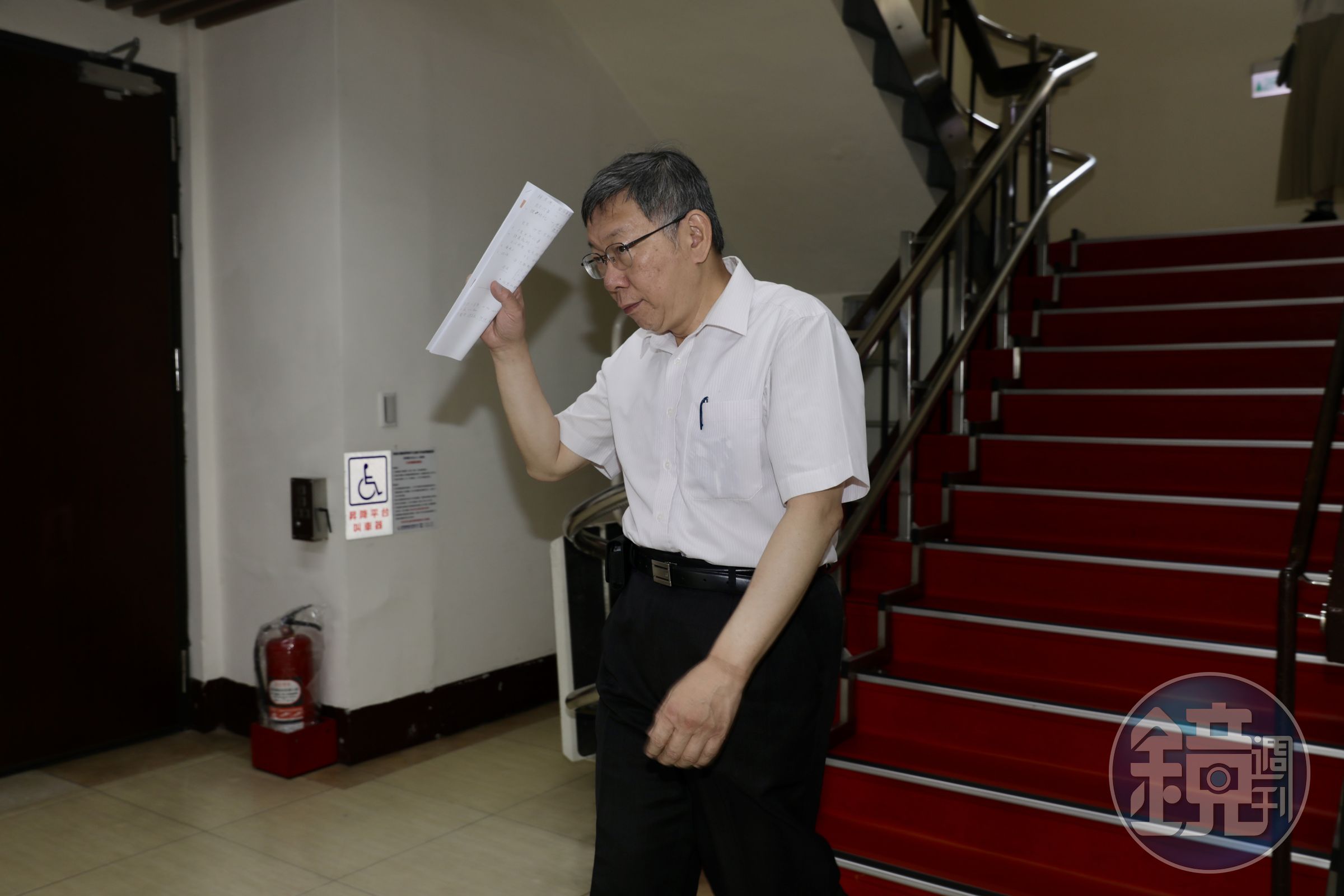 柯文哲日前暗指賴清德是希特勒，今則稱賴是對號入座。（本刊資料照）