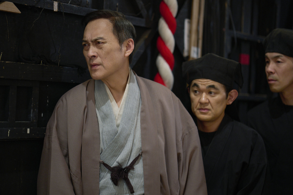 渡邊謙飾演歌舞伎名門花井半二郎。（傳影互動提供）