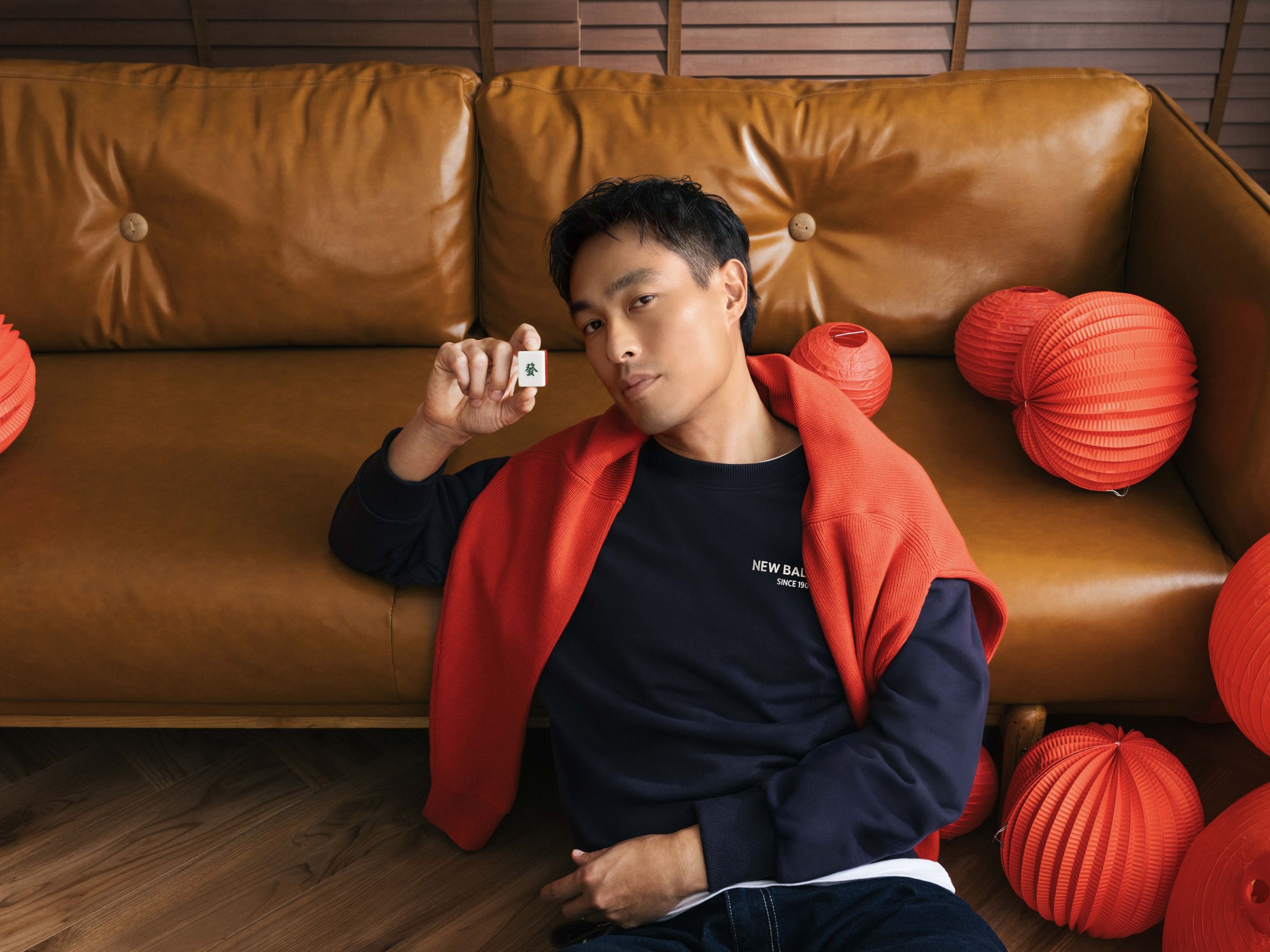 楊祐寧希望來年一路發。(New Balance)