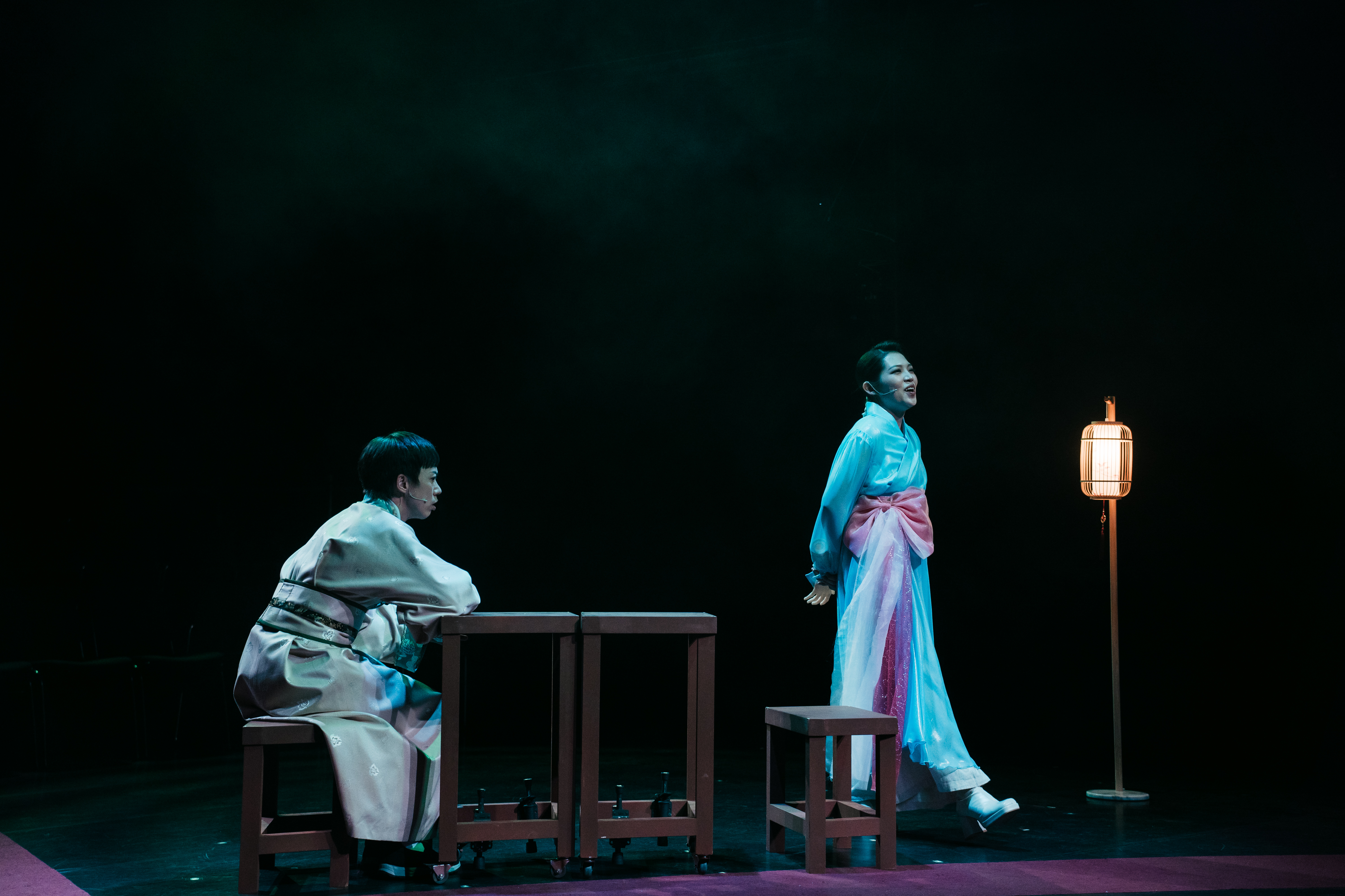 《馬文才怎麼辦》近日在台大藝文中心遊心劇場首演。（陳家聲工作室提供，牟仁杰攝）