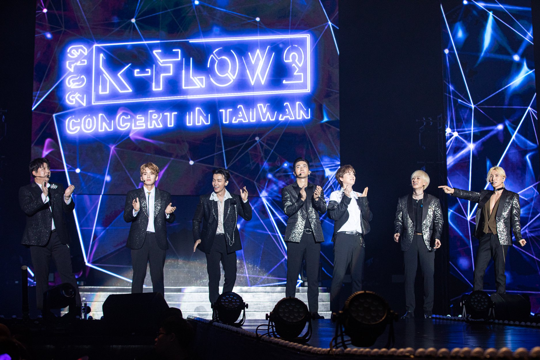 人氣天團Super Junior連續參加兩屆「K-FLOW」拼盤演唱會。（希林國際提供）