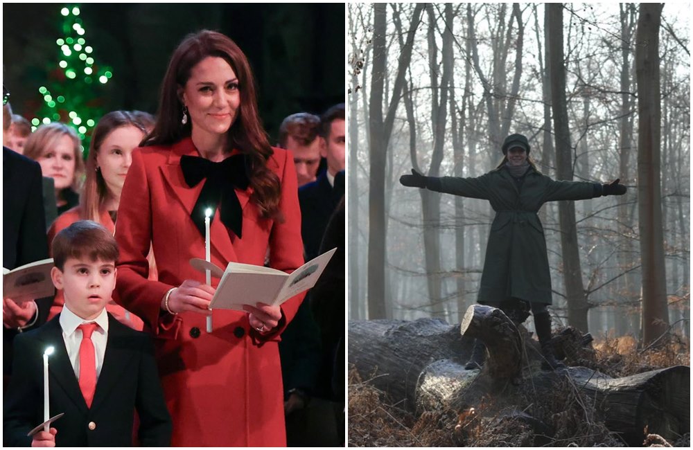 凱特王妃分享新照片（右圖），由6歲的路易王子（左圖左）親自拍攝。（翻攝princeandprincessofwales IG）