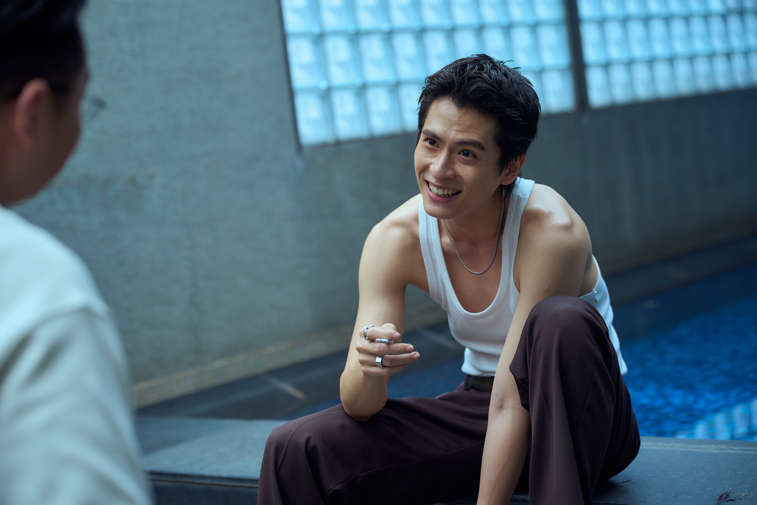 石知田在《如果我不曾見過太陽》中飾演校園惡霸。(Netflix提供)