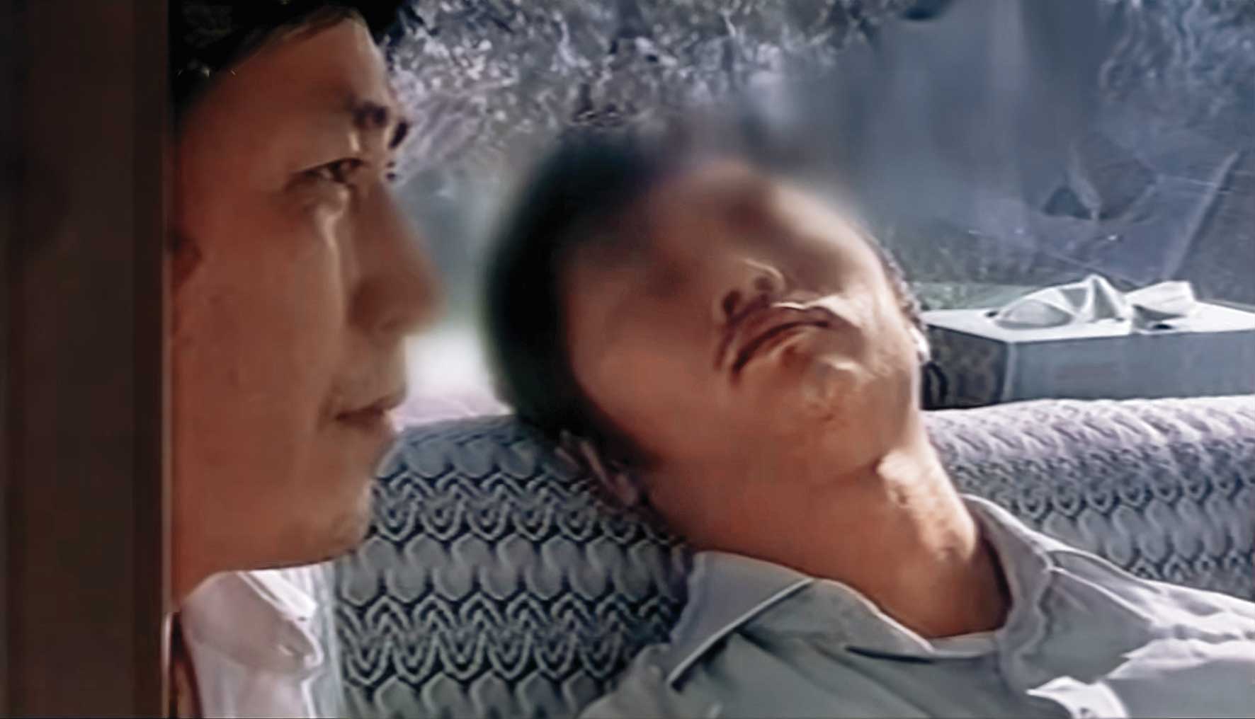 張金清(右)被逮捕後,宣稱被死者激怒才殺人,但不被法院採信。(翻攝東森新聞)