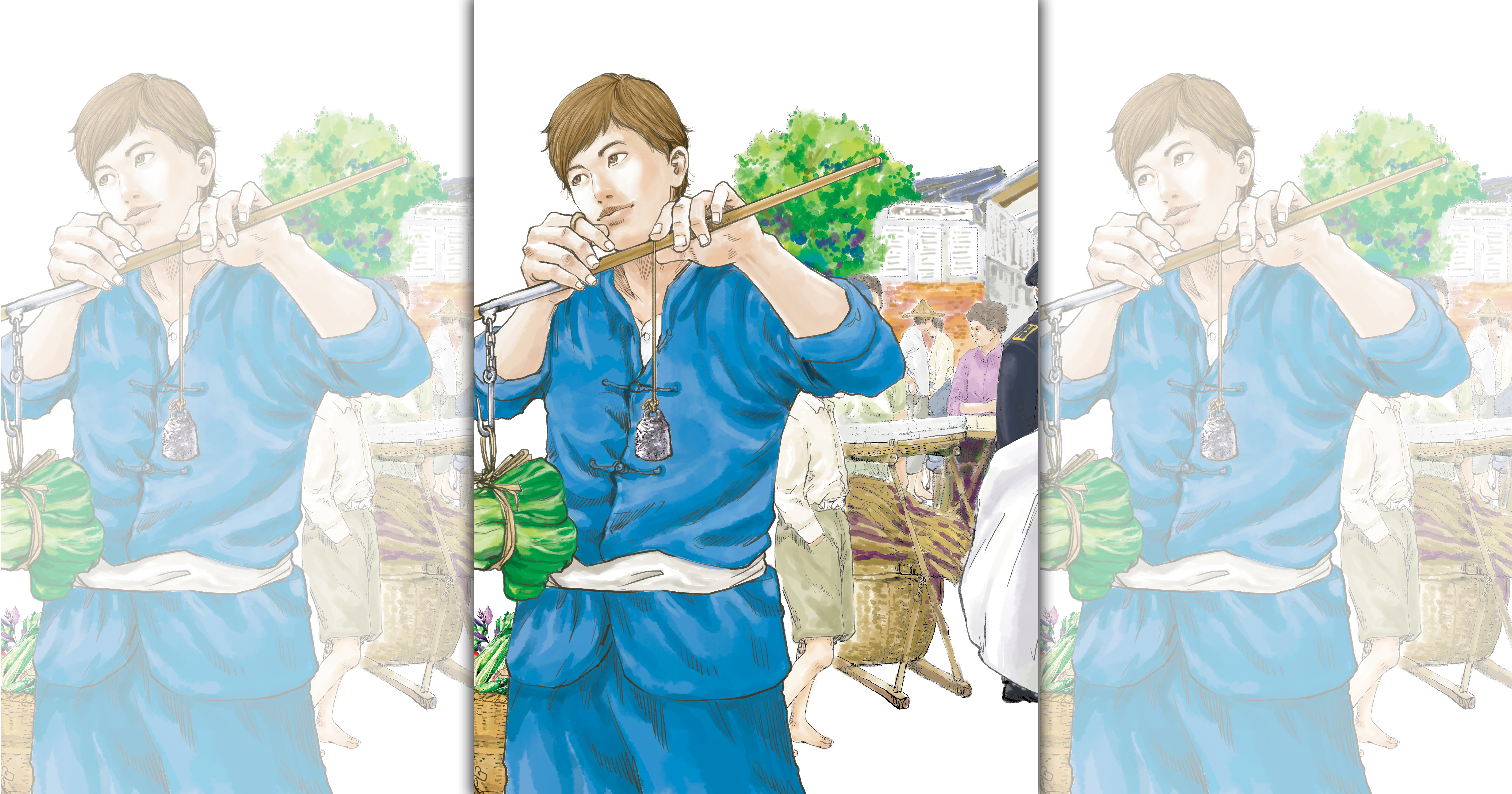 賴和〈一桿秤仔〉推出漫畫版，入圍第15屆金漫獎「年度漫畫獎」。（前衛出版社提供）