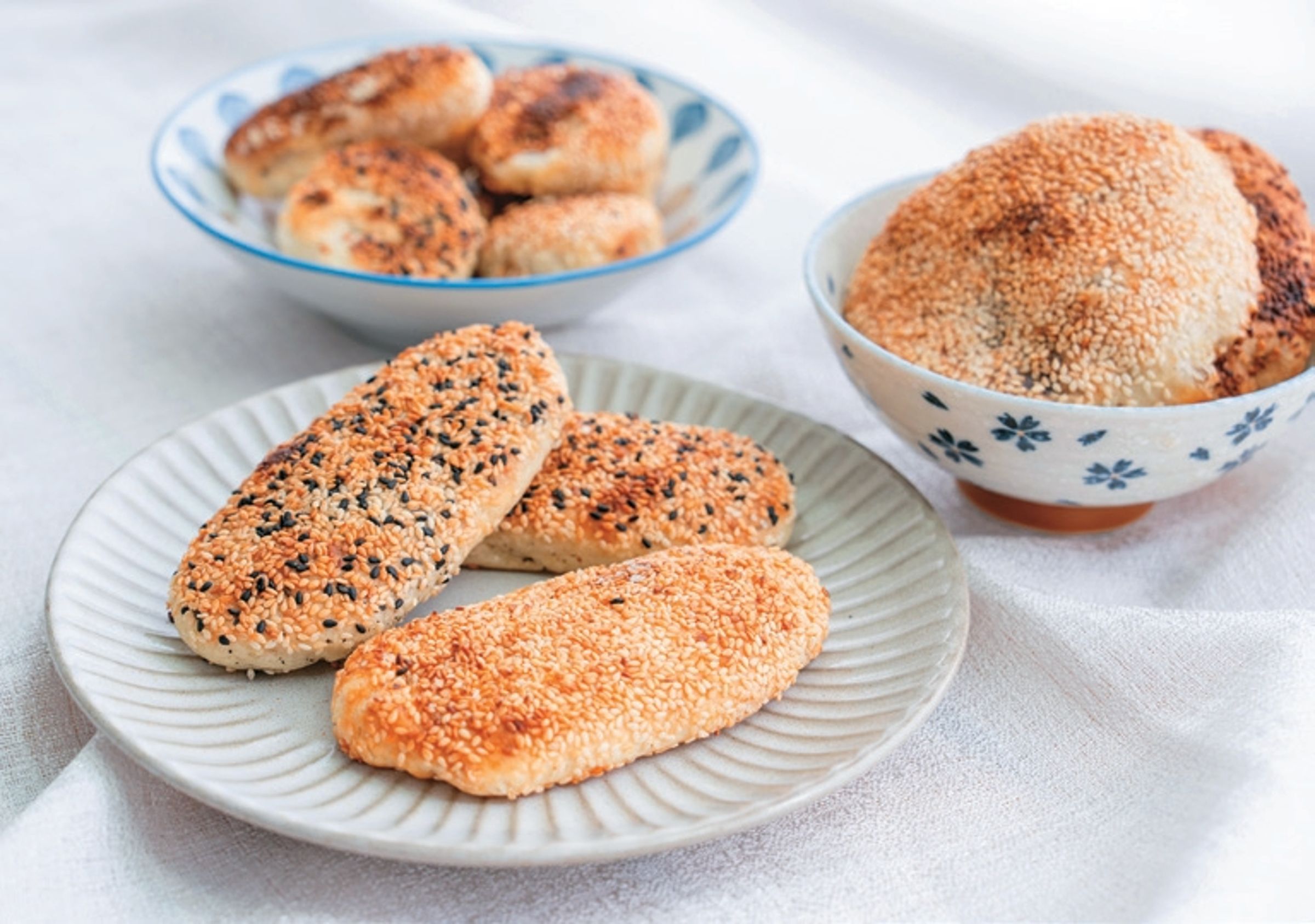 「南港老張燒餅店」的炭烤胡椒餅是當地人氣美食。(攝影/Alina愛琳娜)