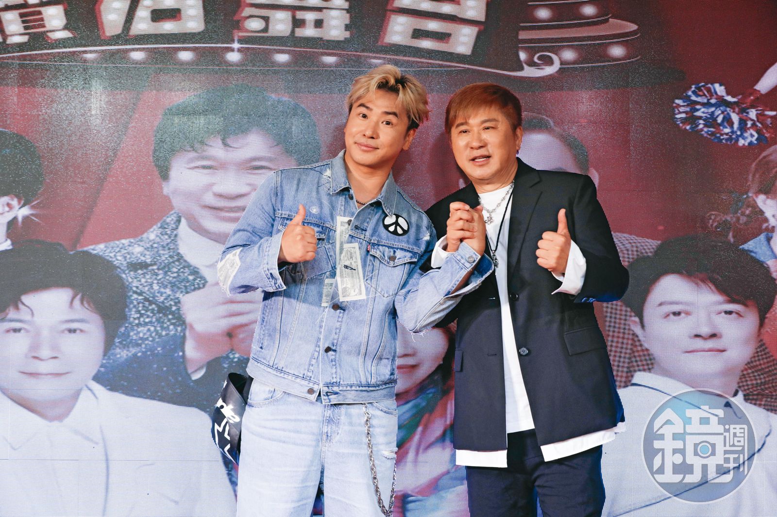 胡瓜（右）將帶著歐弟（左）在華視開新節目，迎戰同時段的白冰冰