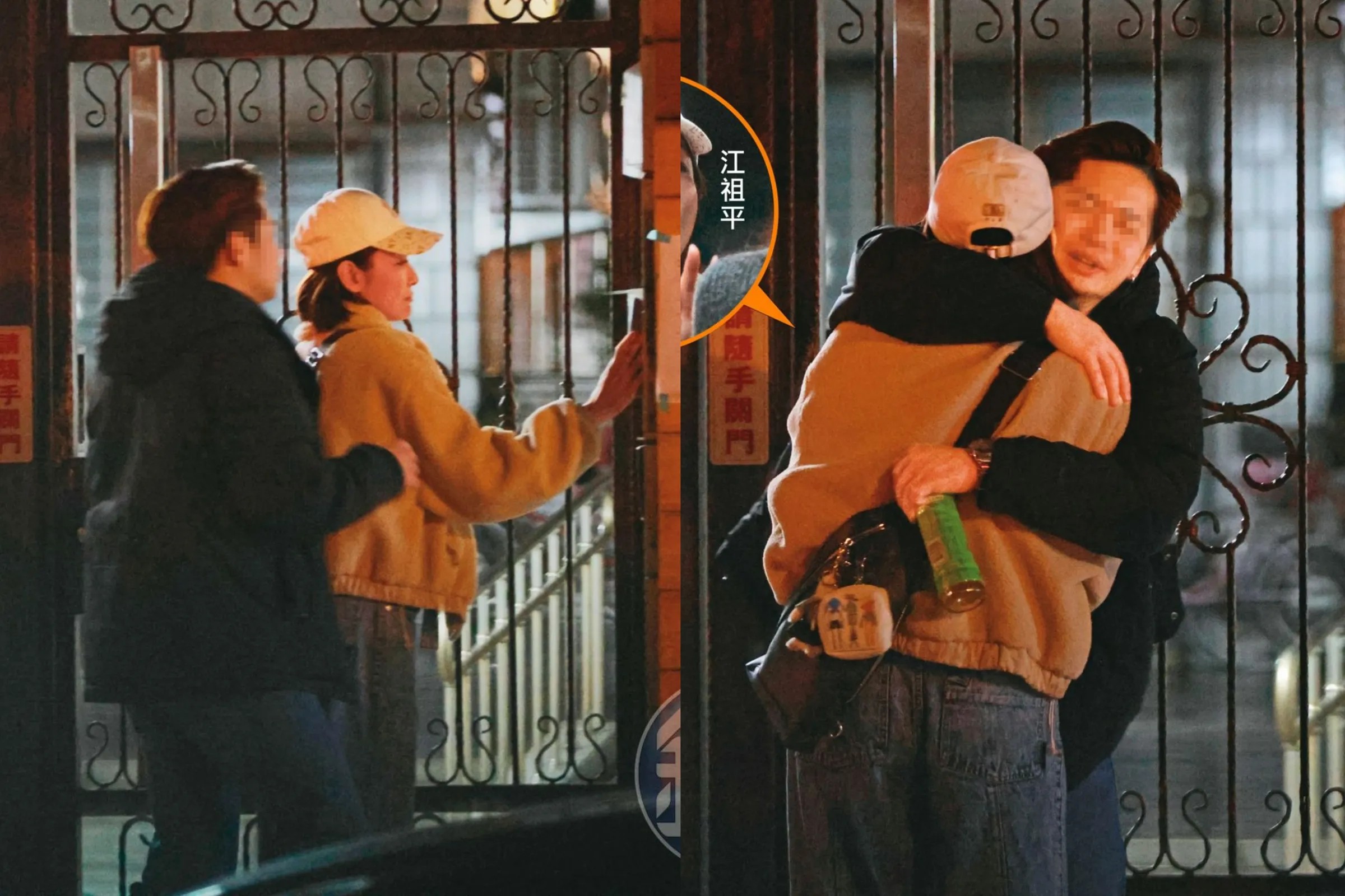 龔益霆IG認了與江祖平交往，《鏡週刊》2月時拍到兩人在家門前擁抱。