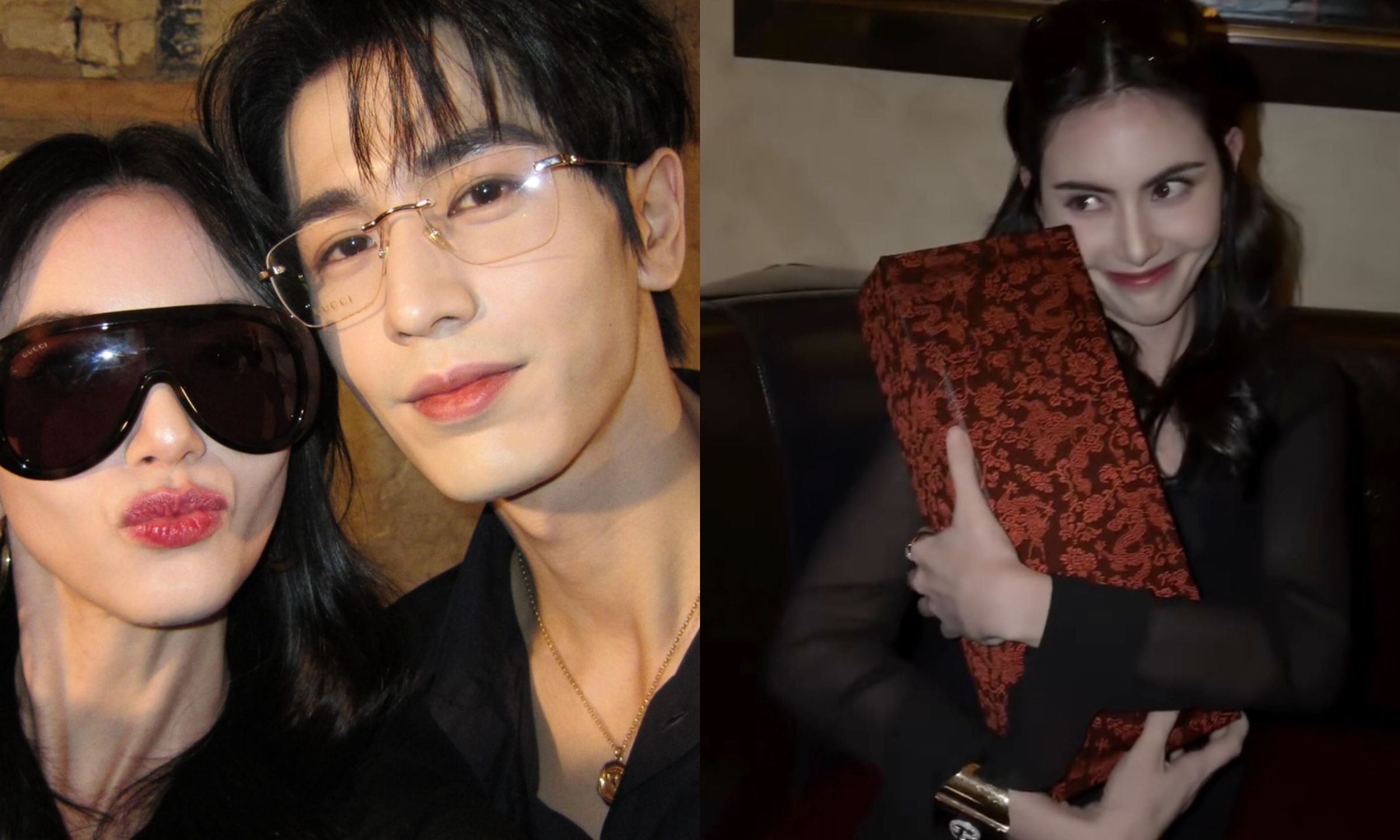 泰國女星Mai Davika生日，張凌赫送上生日禮物讓她超開心。（翻攝Mai Davika IG）
