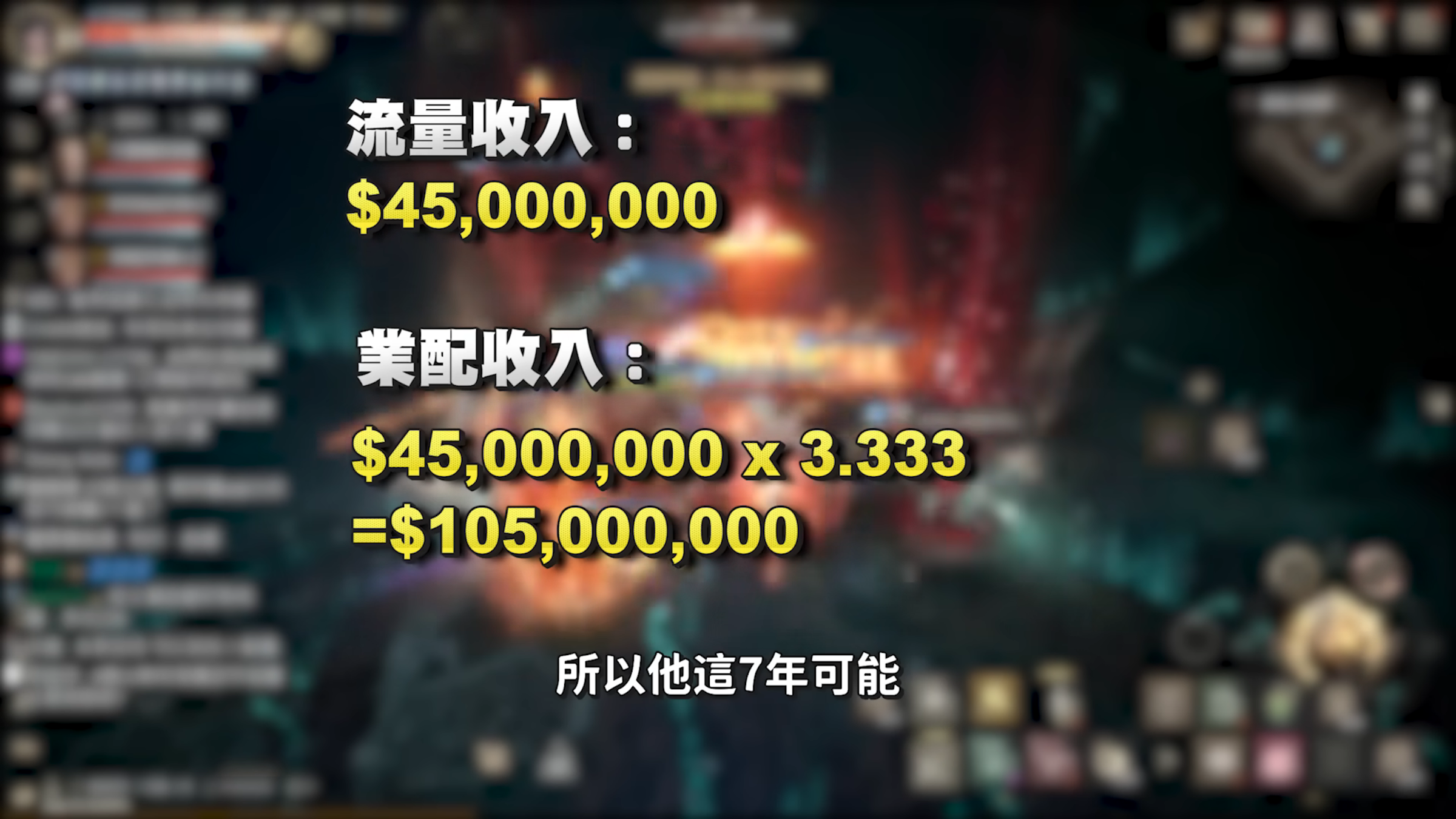 丁特公布自己YouTube的後台數據，保守估算出Andy老師到底損失了多少錢。（翻攝自丁特YT頻道）