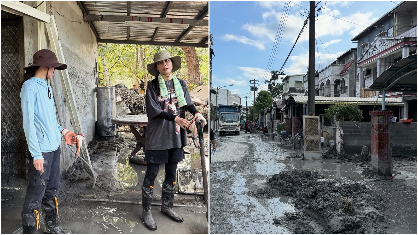 網紅金針菇前往光復投入救災，她分享自己實地經驗給未來前往支援的朋友們。（翻攝自Instagram@ggu__kim）